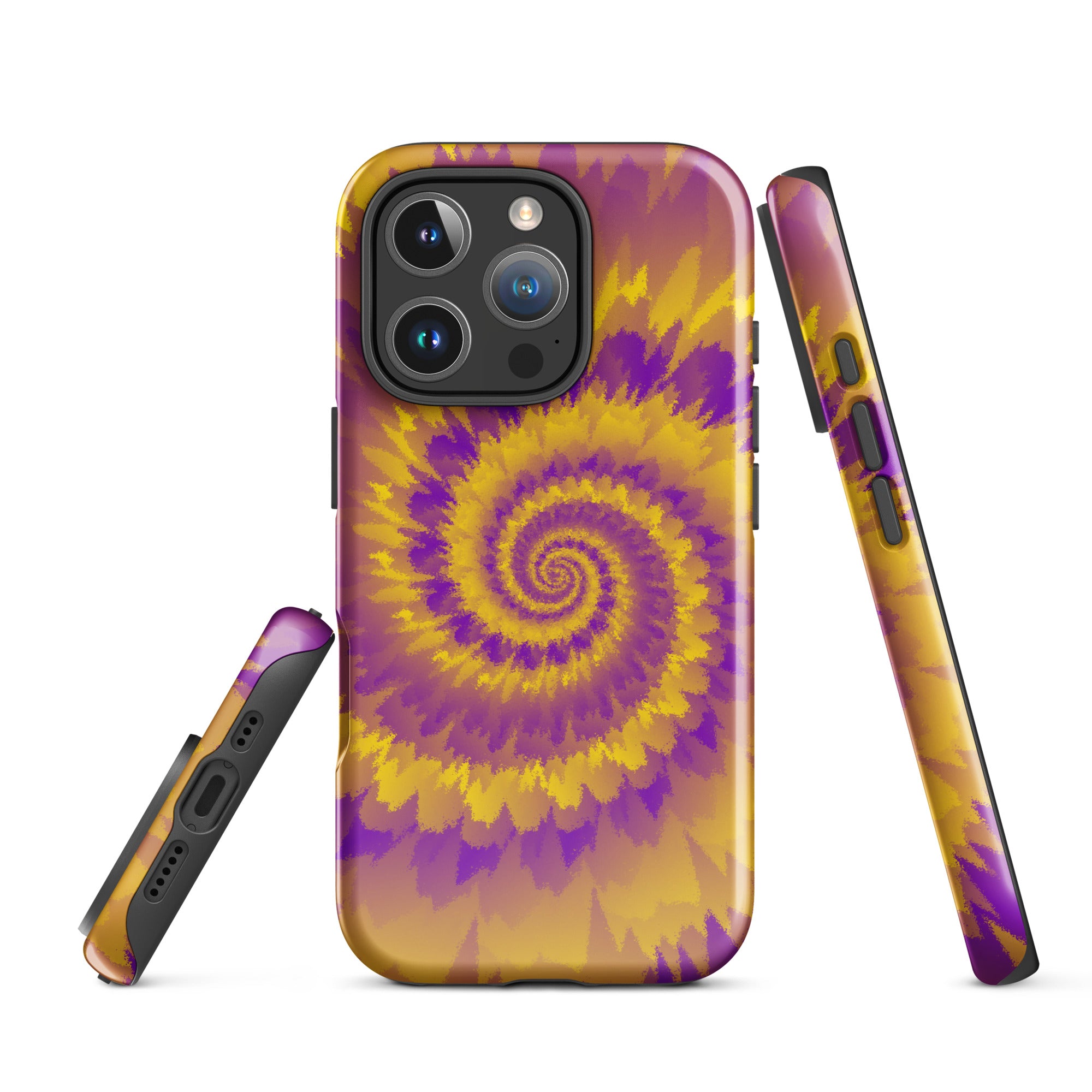 Tough Case for iPhone® Tie Dye Spiral Intersex