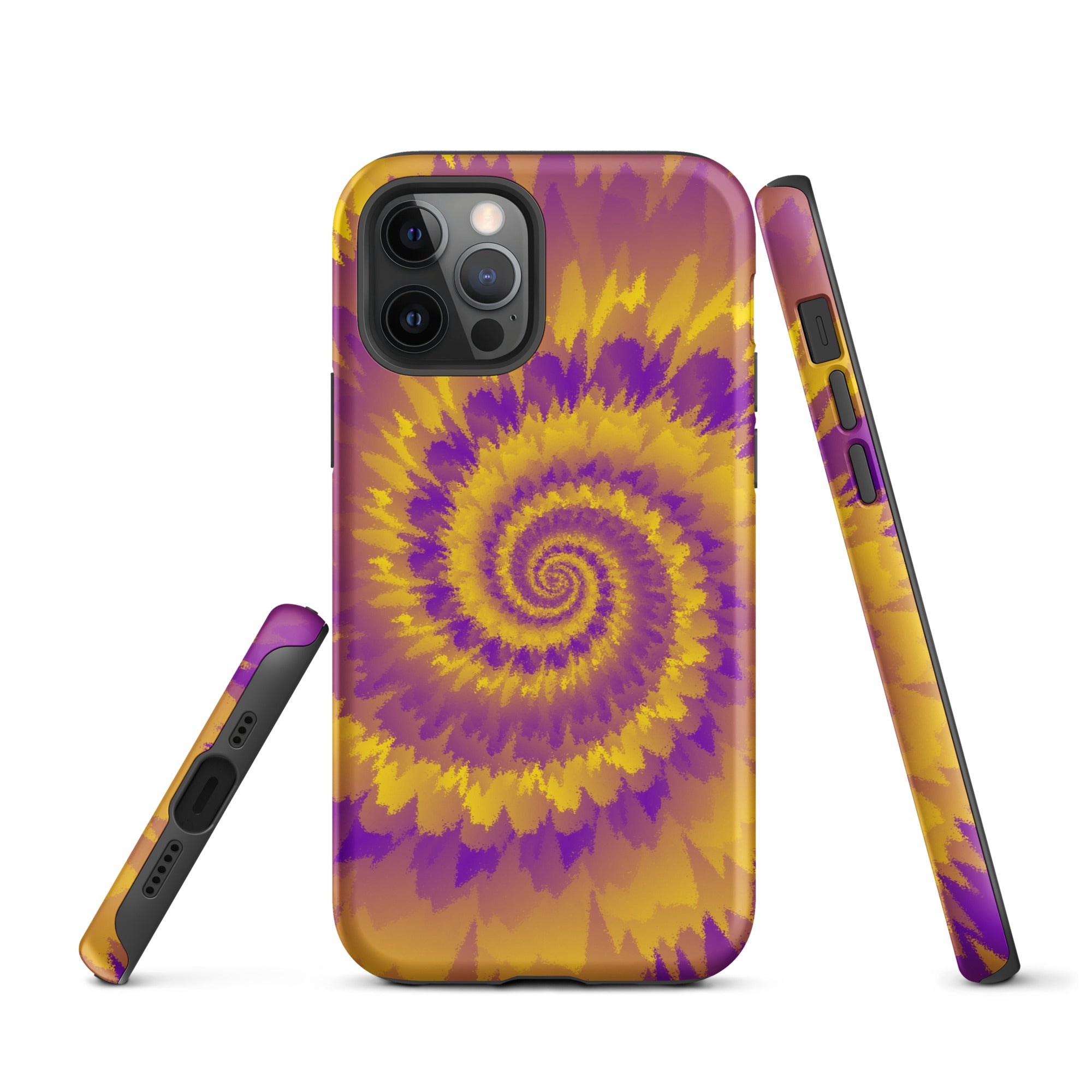 Tough Case for iPhone® Tie Dye Spiral Intersex