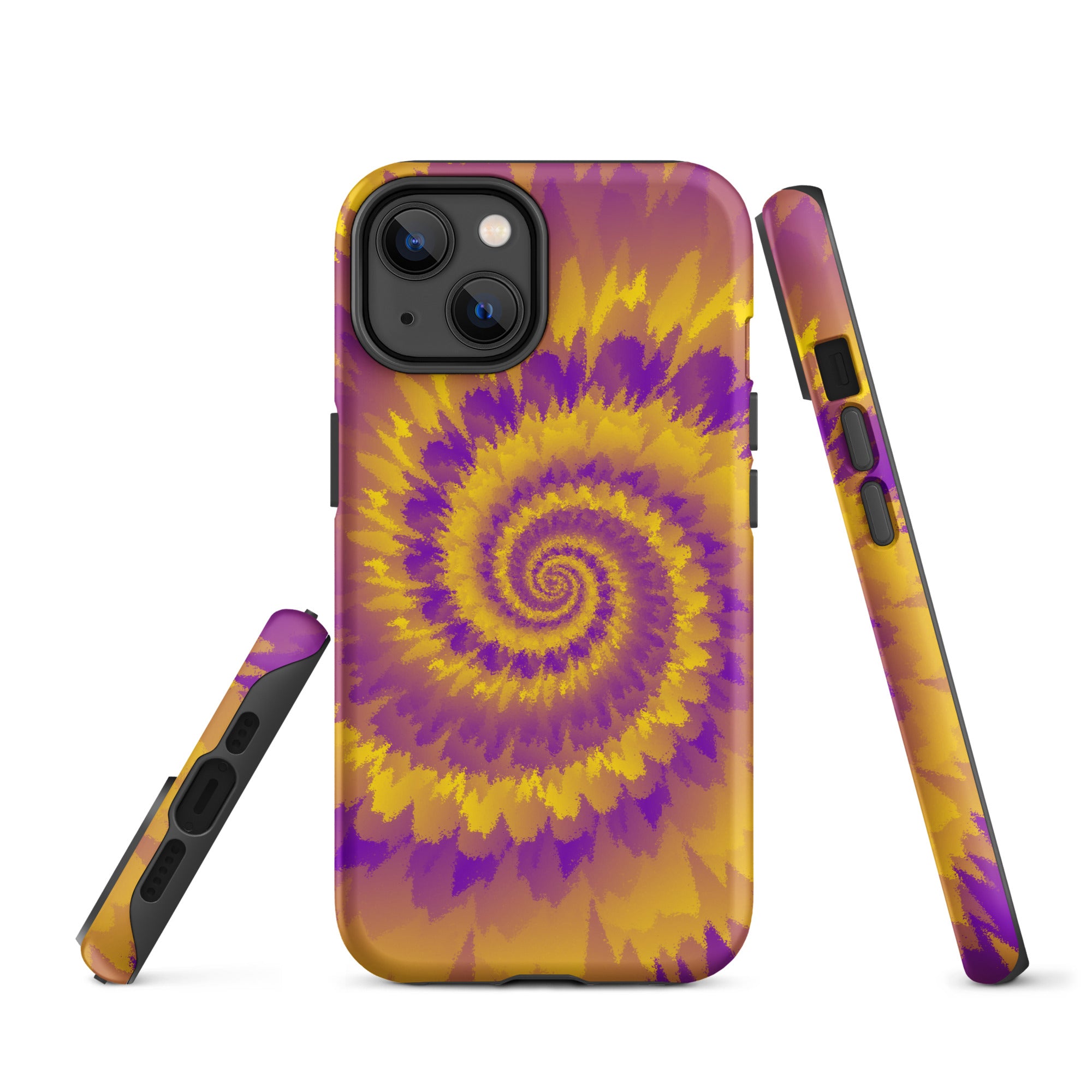 Tough Case for iPhone® Tie Dye Spiral Intersex