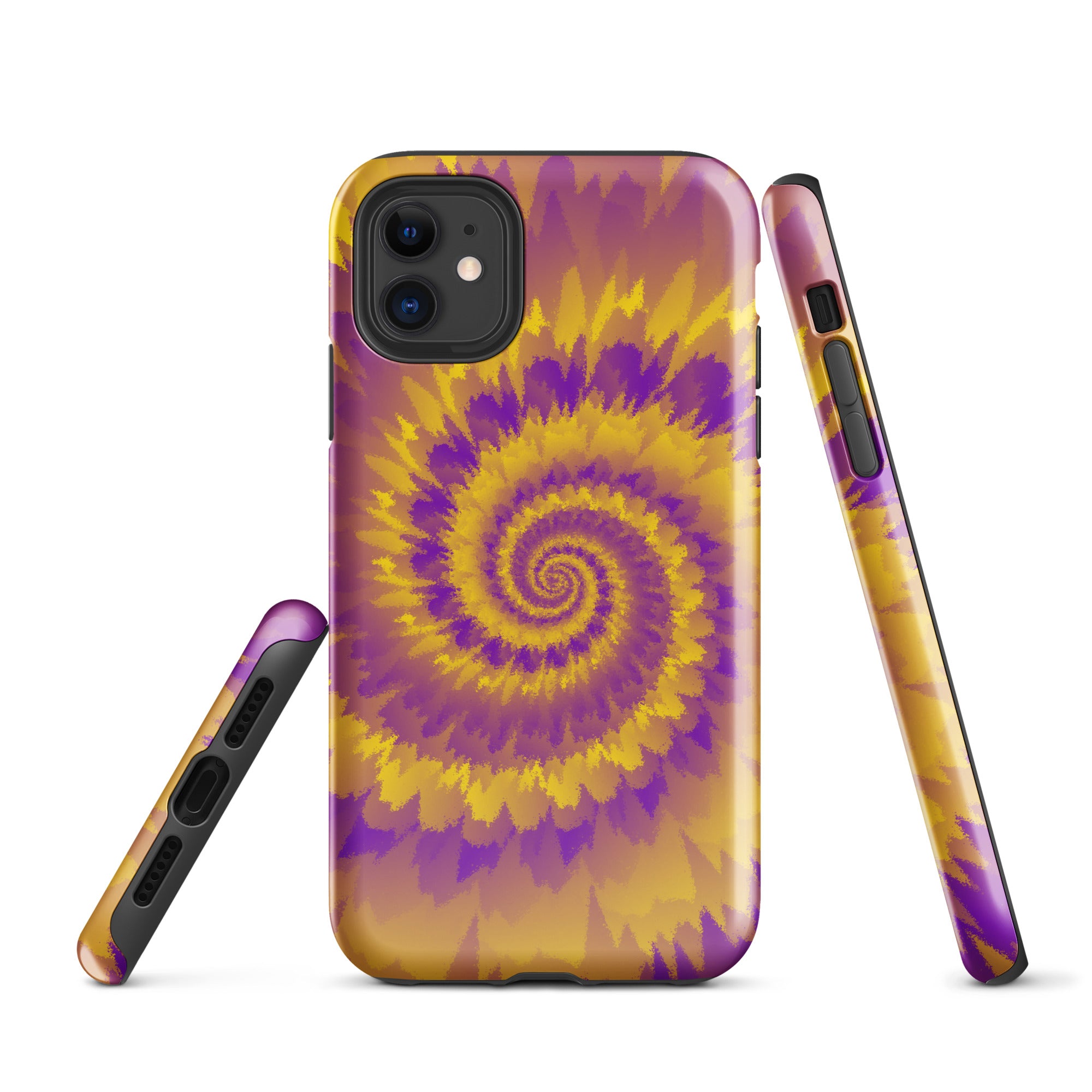 Tough Case for iPhone® Tie Dye Spiral Intersex