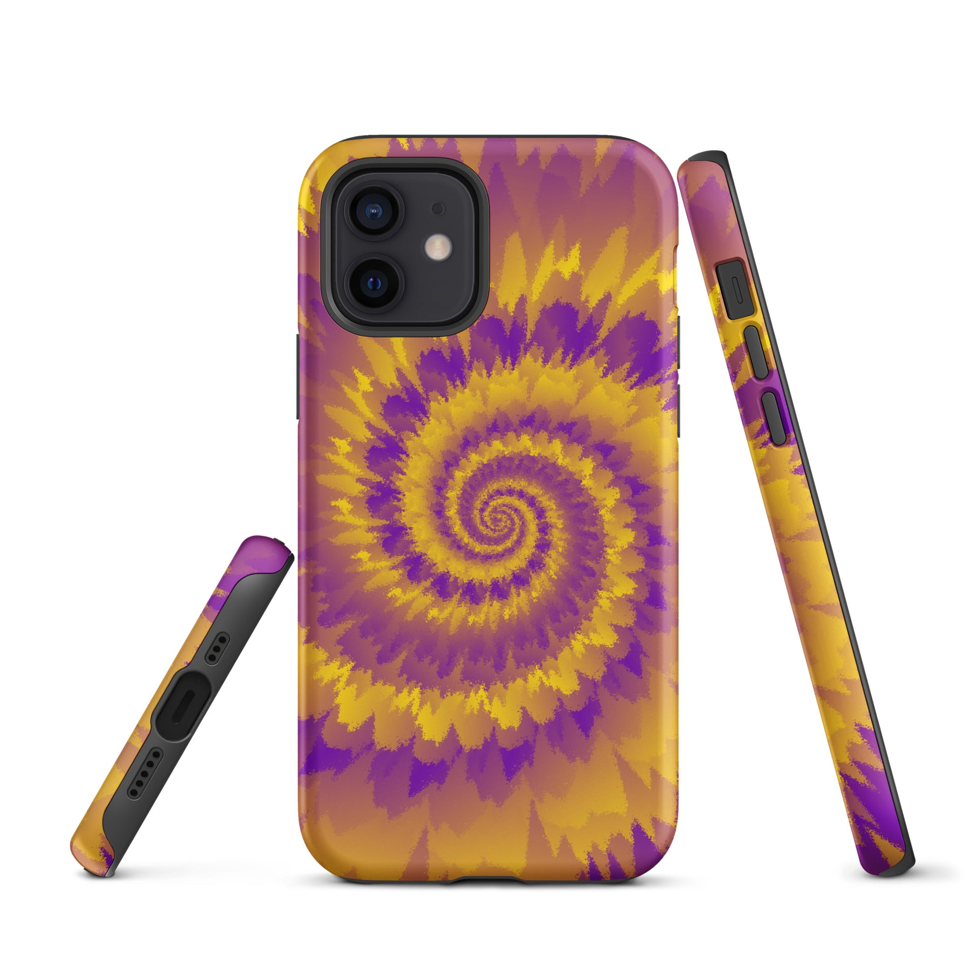 Tough Case for iPhone® Tie Dye Spiral Intersex