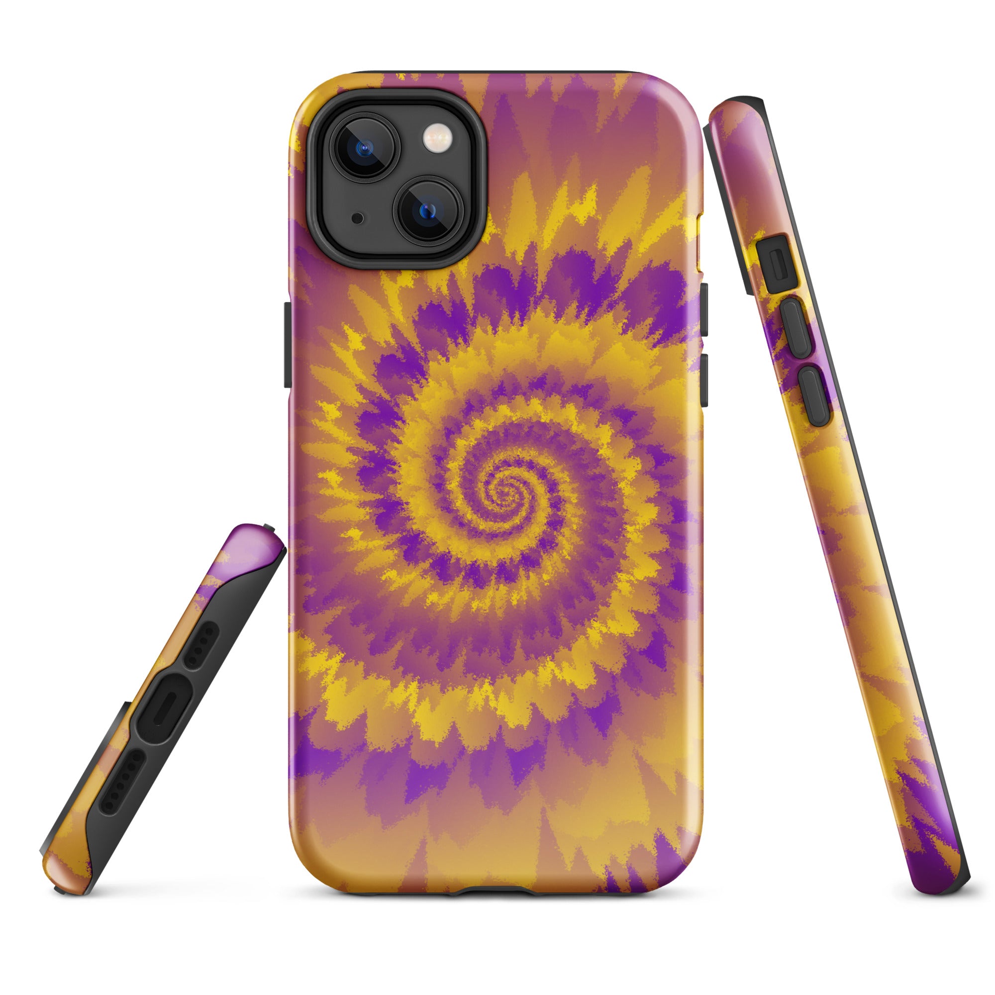Tough Case for iPhone® Tie Dye Spiral Intersex