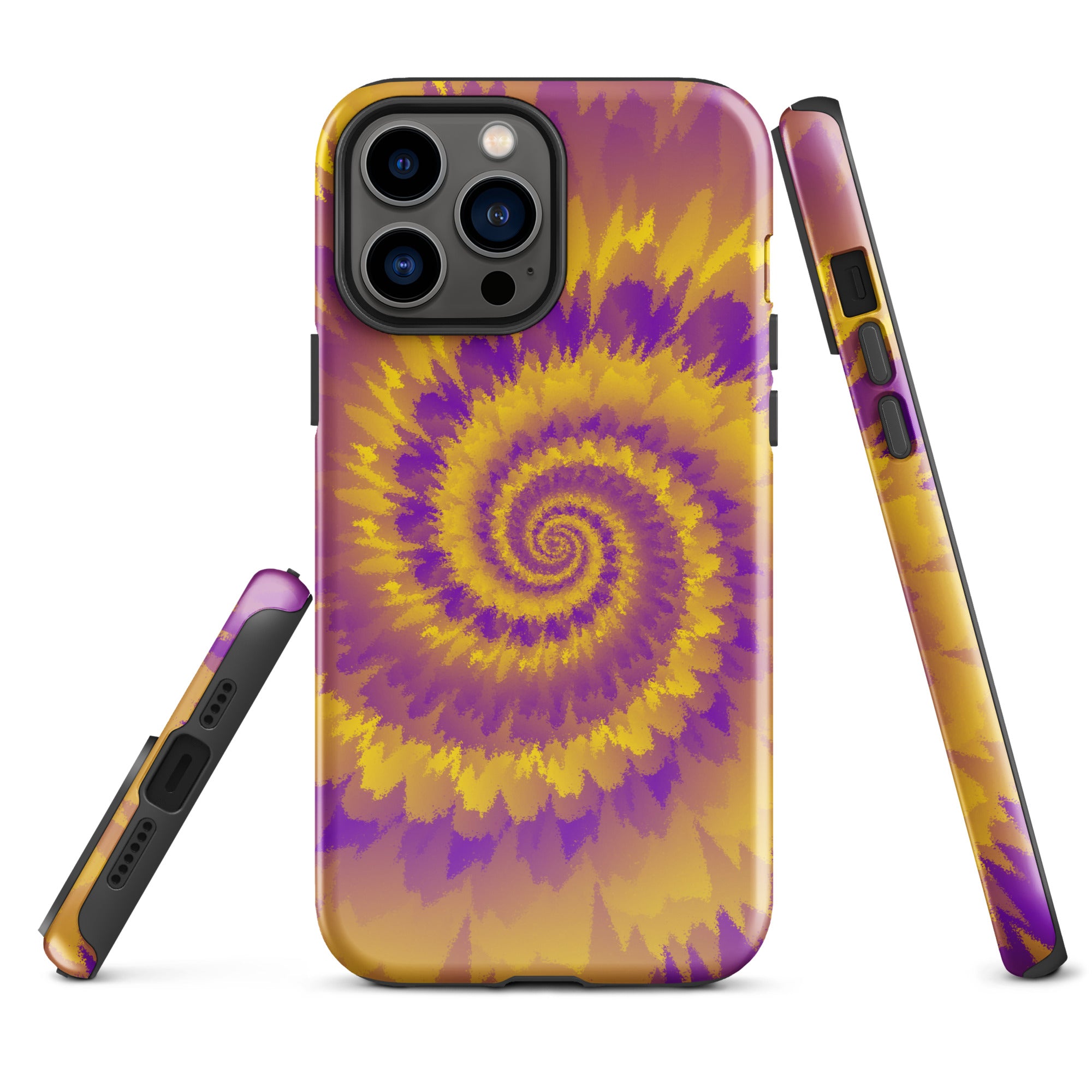Tough Case for iPhone® Tie Dye Spiral Intersex