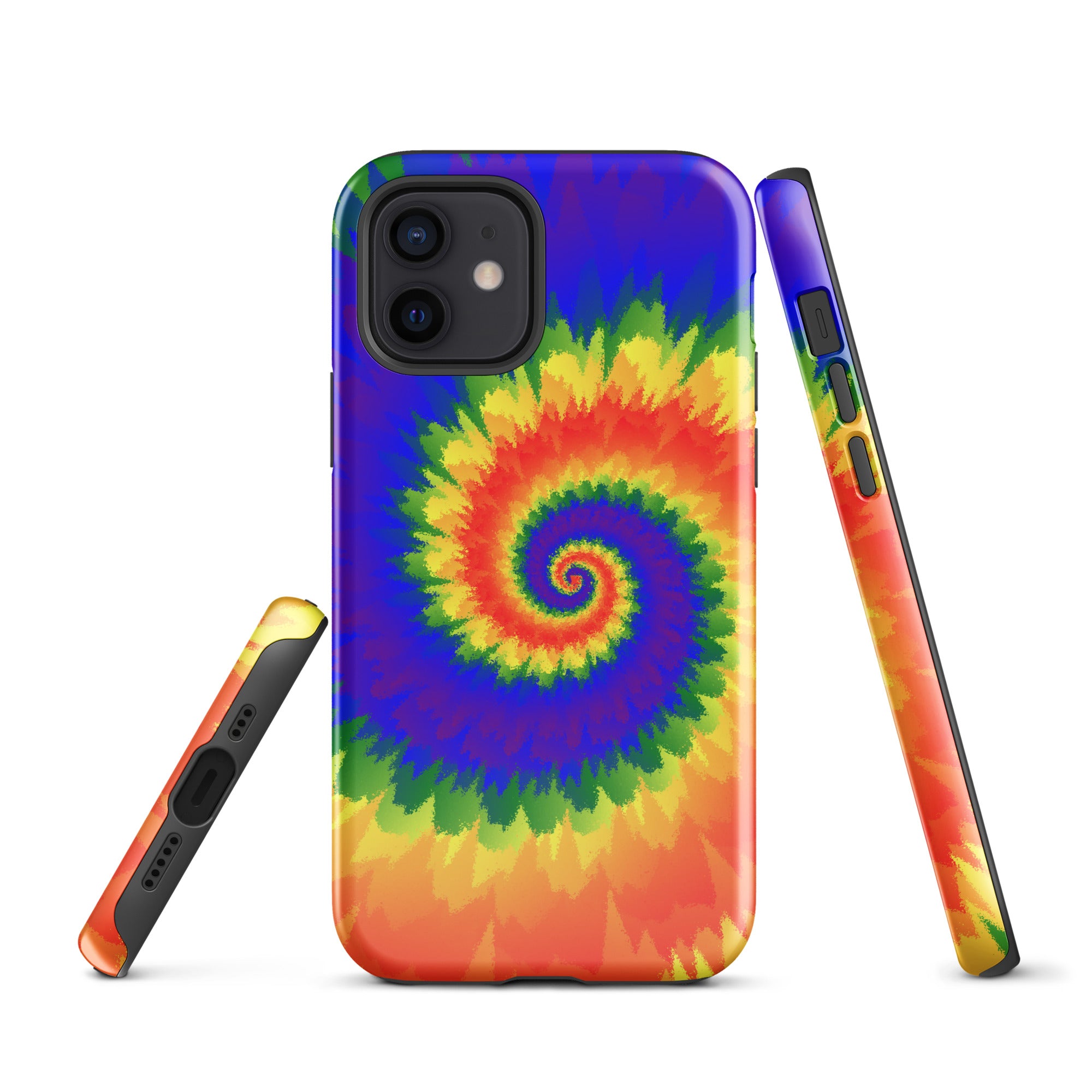 Tough Case for iPhone® Tie Dye Spiral LGBTQ