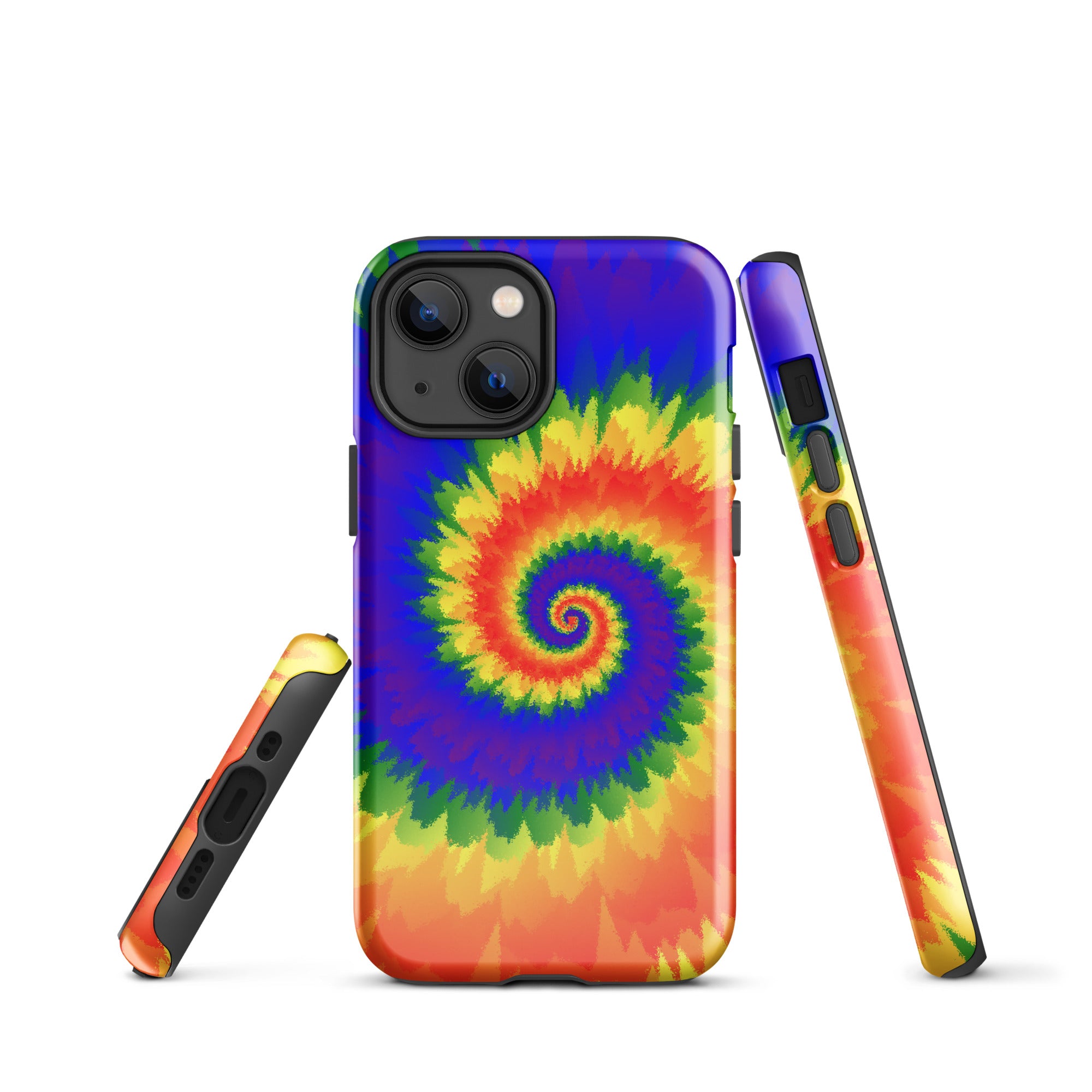 Tough Case for iPhone® Tie Dye Spiral LGBTQ