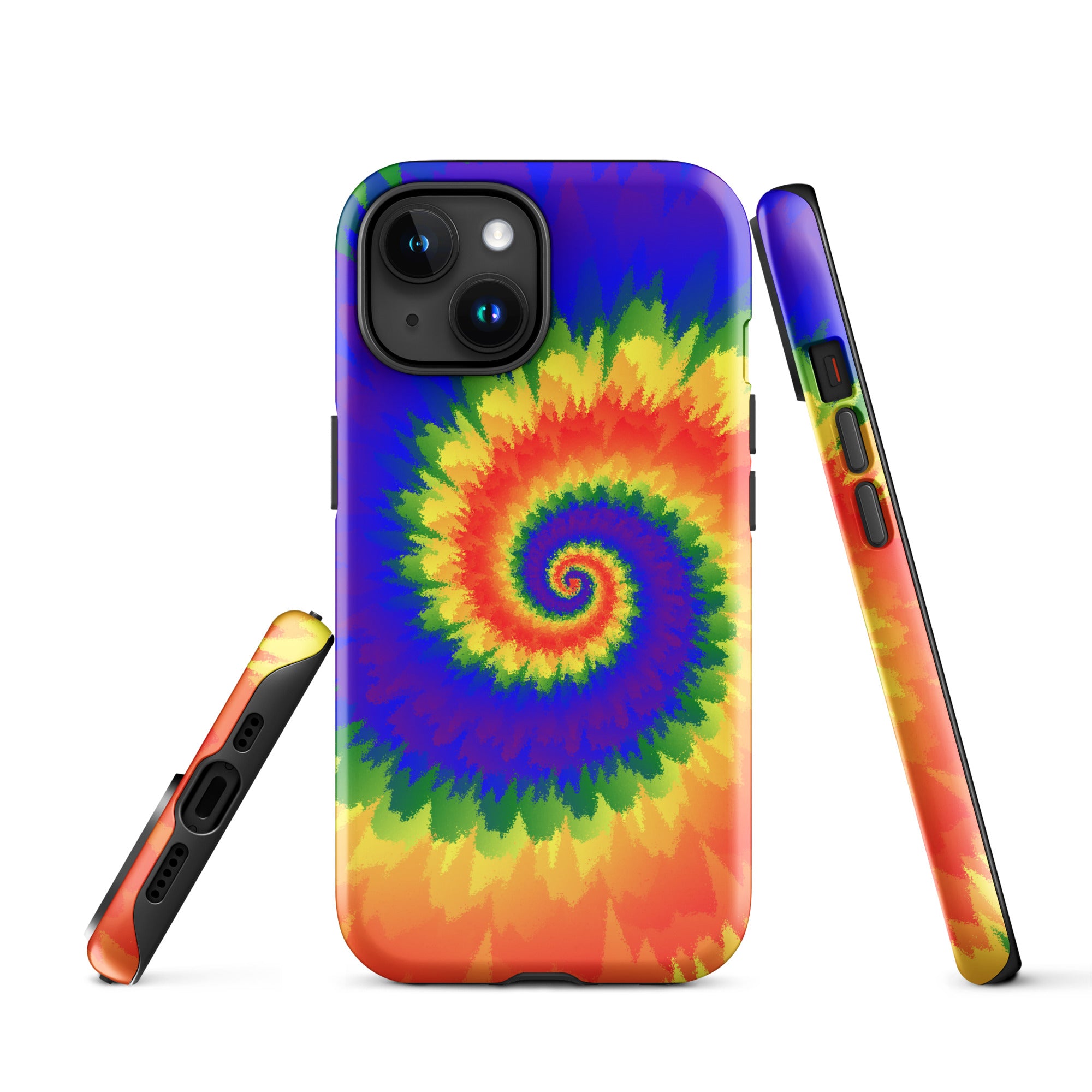 Tough Case for iPhone® Tie Dye Spiral LGBTQ