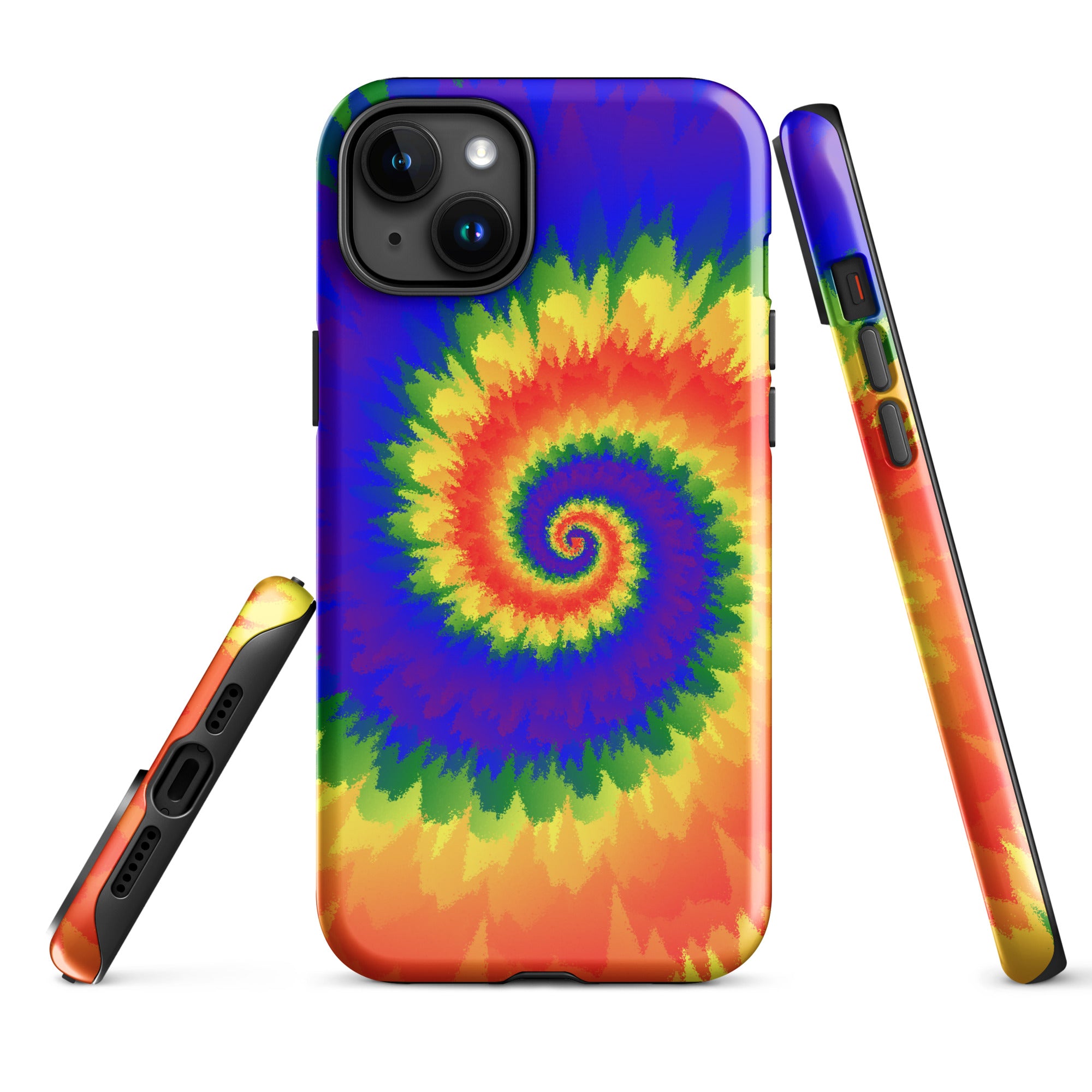 Tough Case for iPhone® Tie Dye Spiral LGBTQ