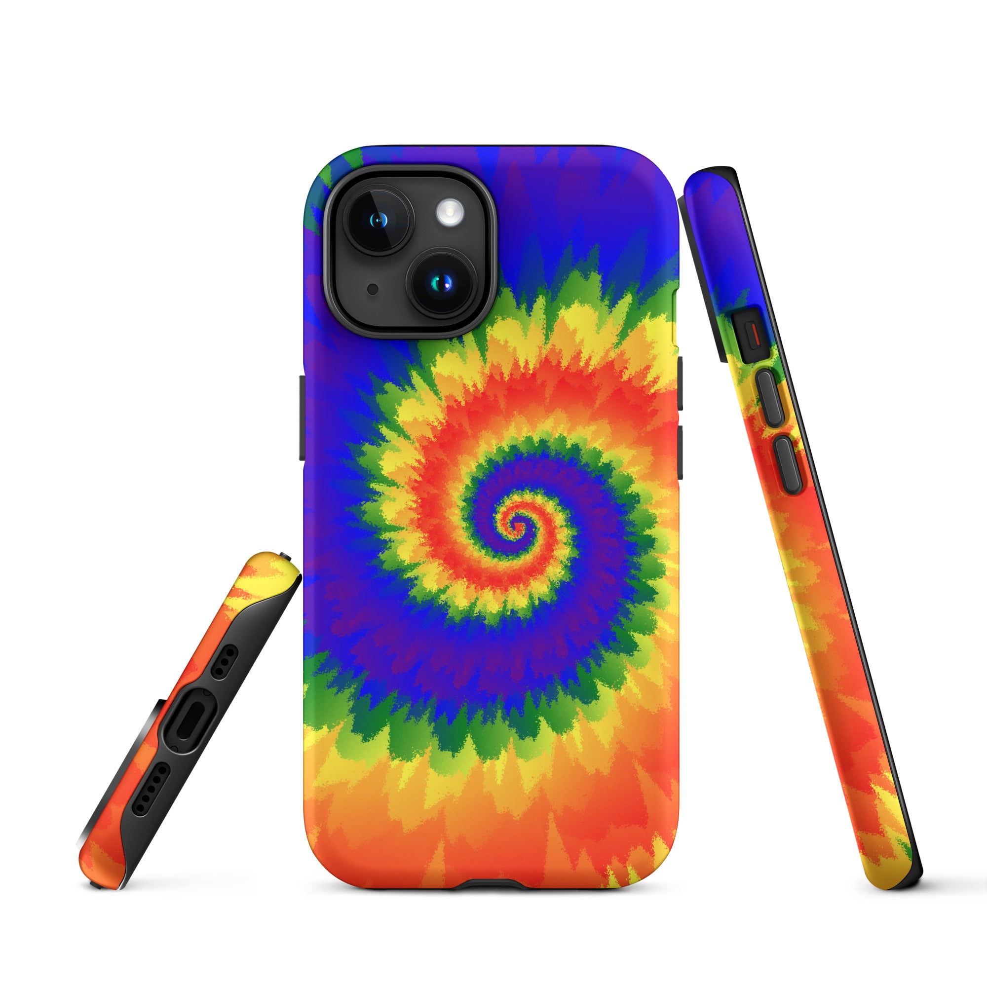 Tough Case for iPhone® Tie Dye Spiral LGBTQ
