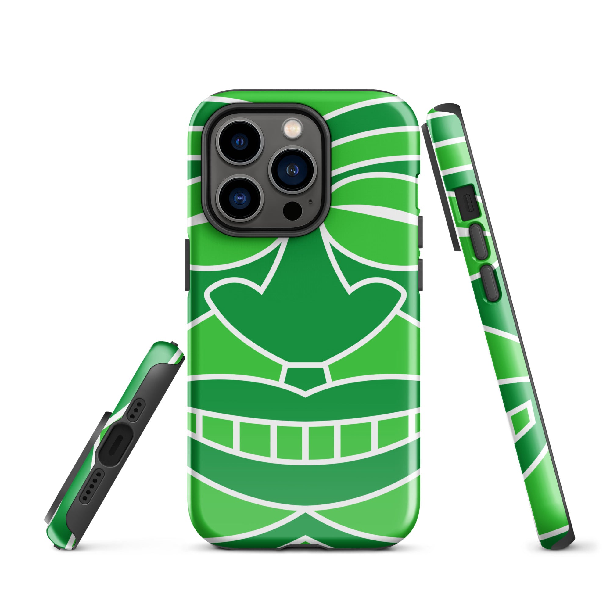 Tough Case for iPhone® Totem Mask Green