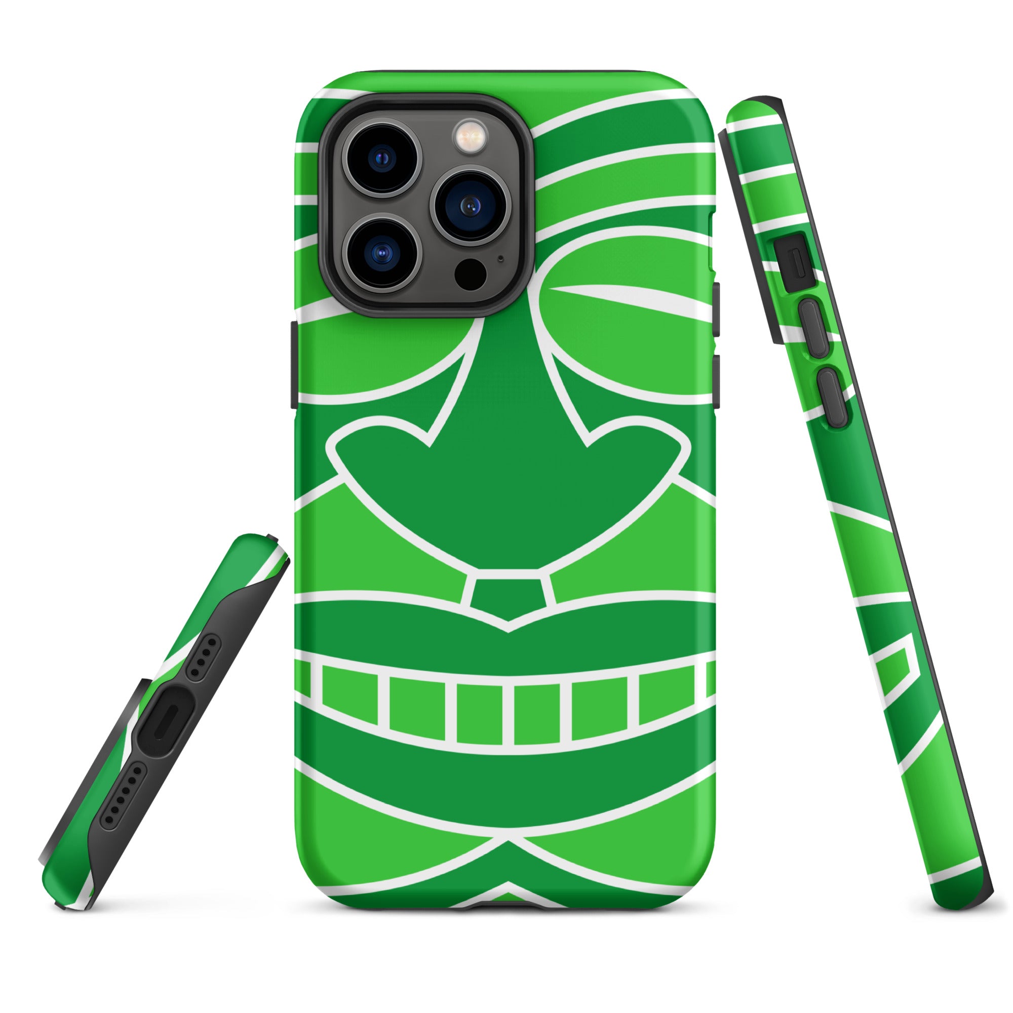 Tough Case for iPhone® Totem Mask Green
