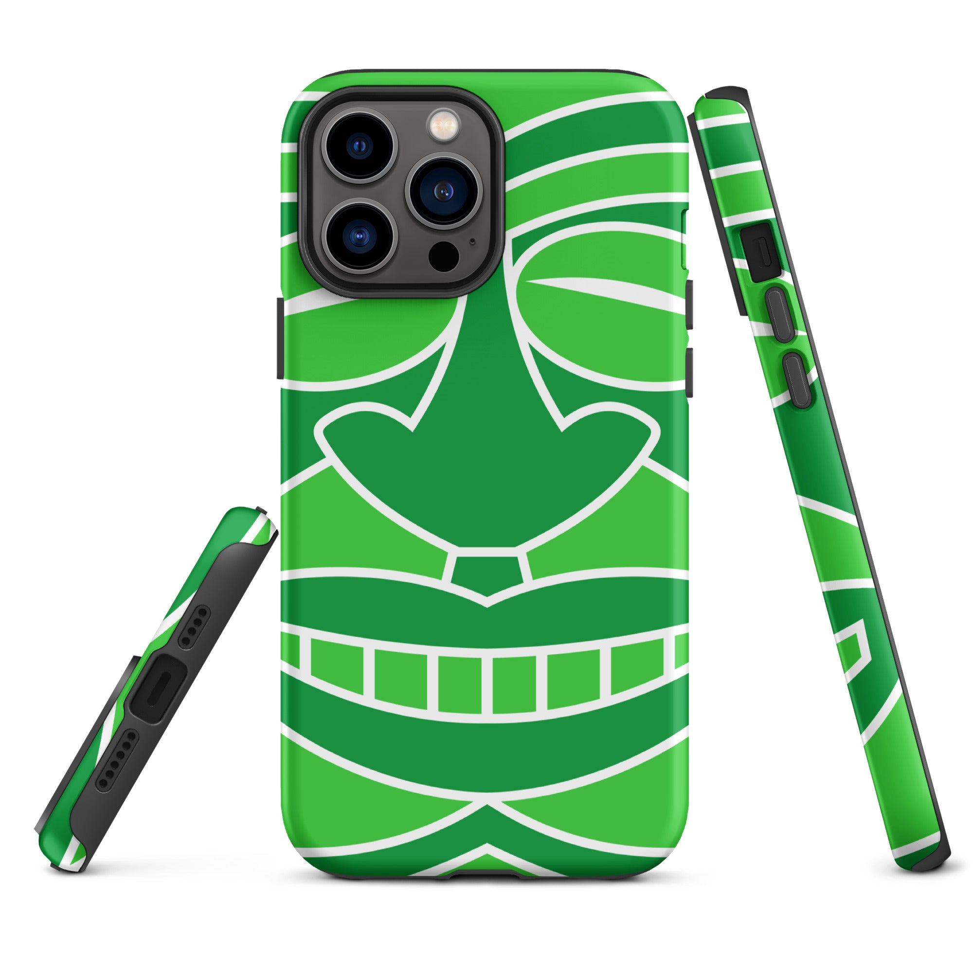 Tough Case for iPhone® Totem Mask Green