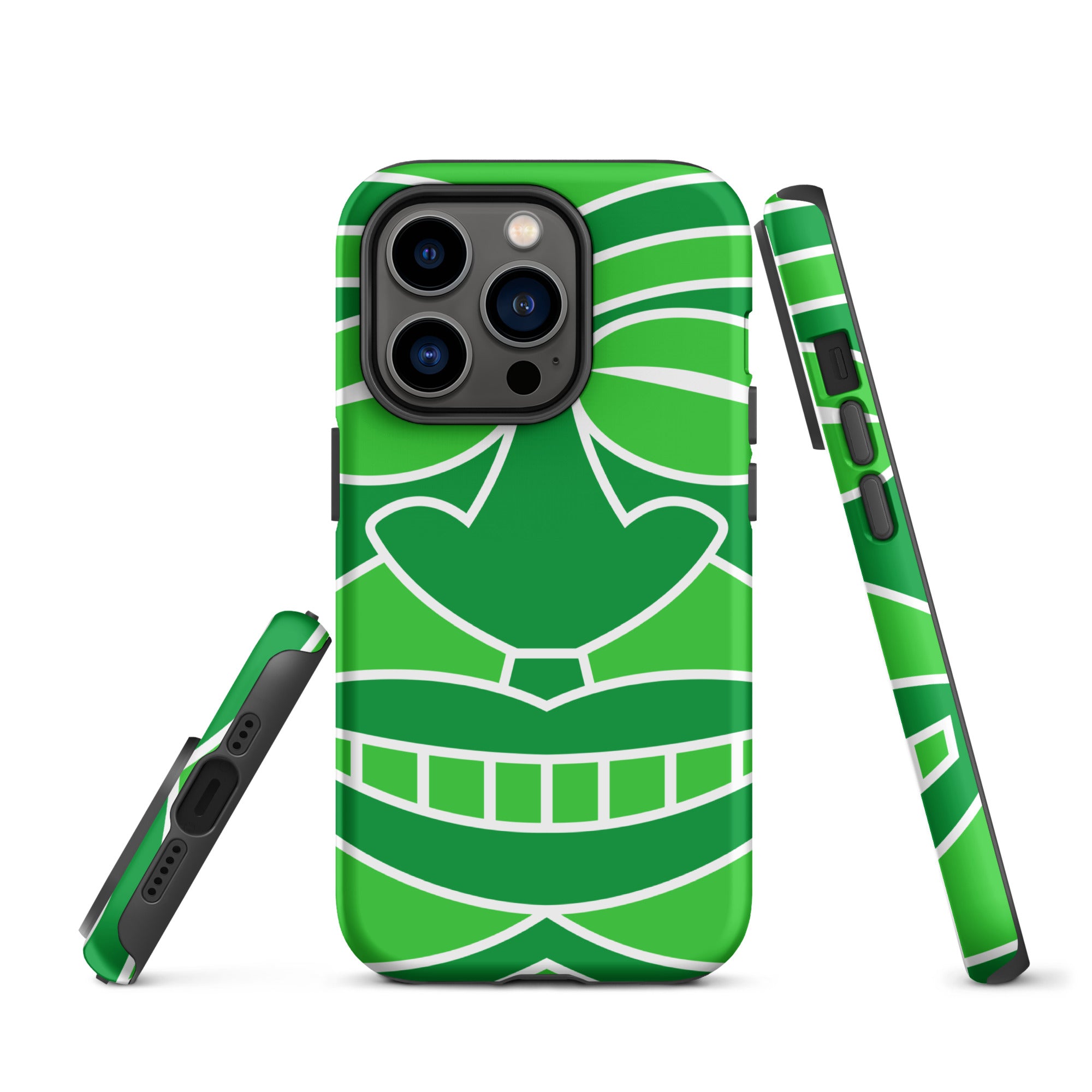 Tough Case for iPhone® Totem Mask Green