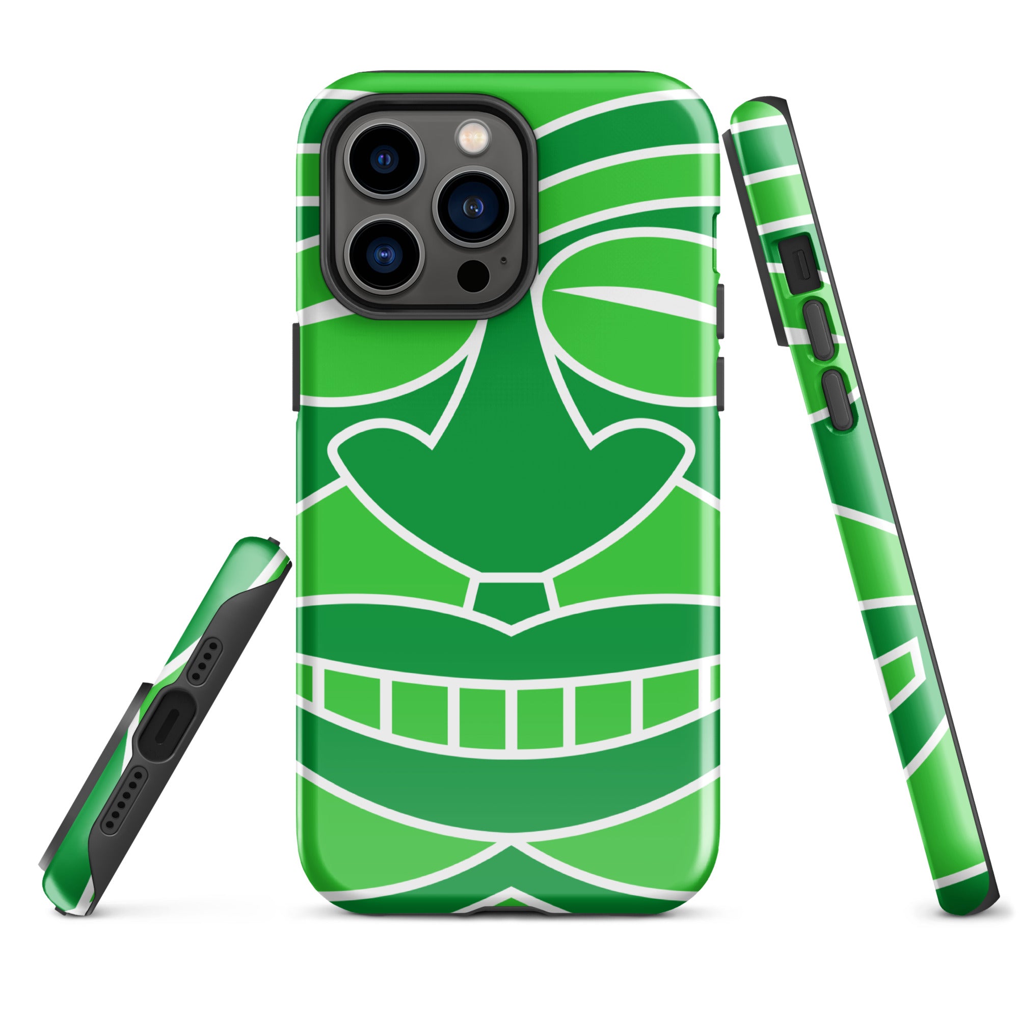 Tough Case for iPhone® Totem Mask Green