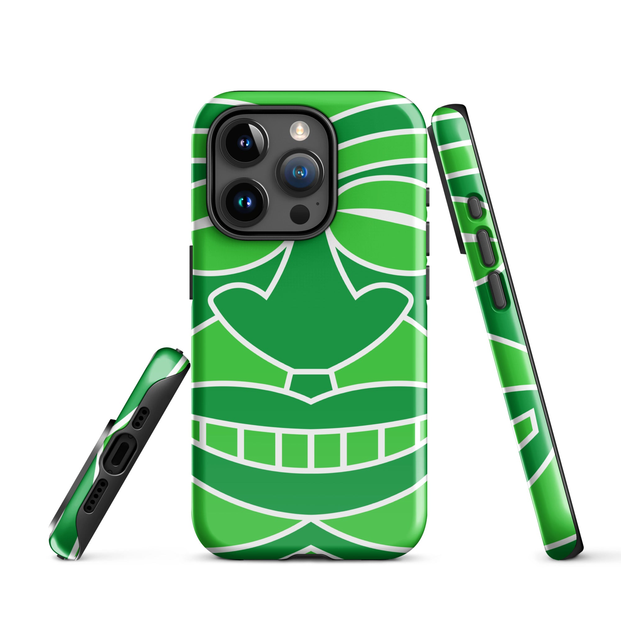 Tough Case for iPhone® Totem Mask Green