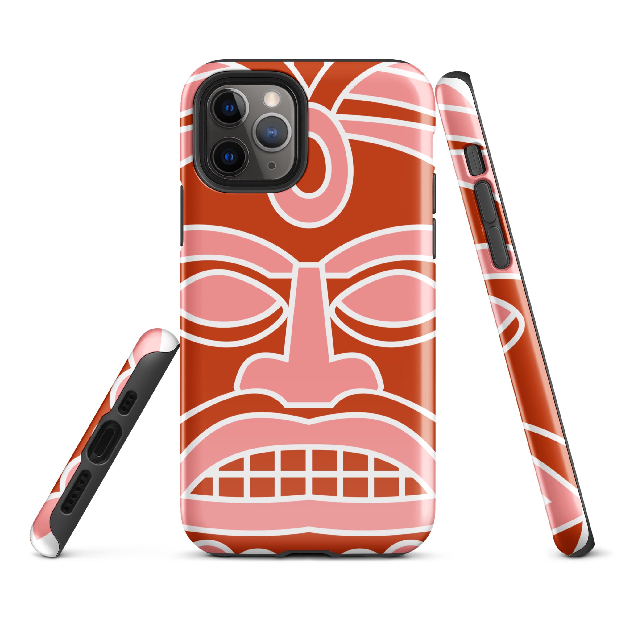 Tough Case for iPhone® Totem Mask Red