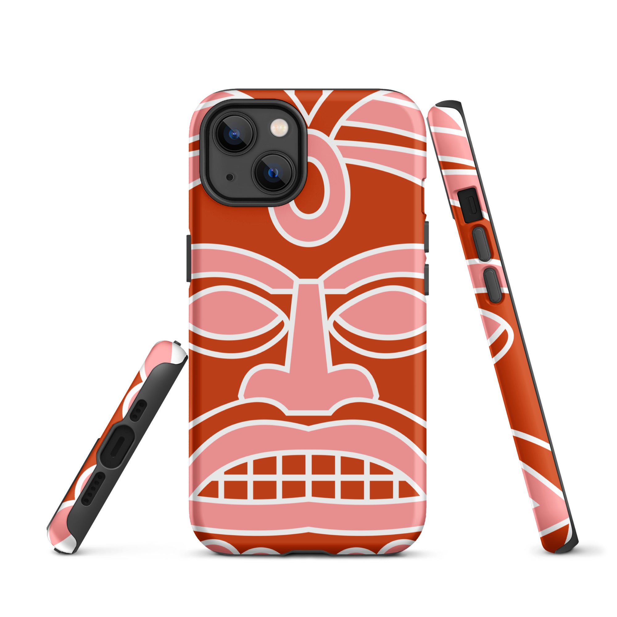 Tough Case for iPhone® Totem Mask Red