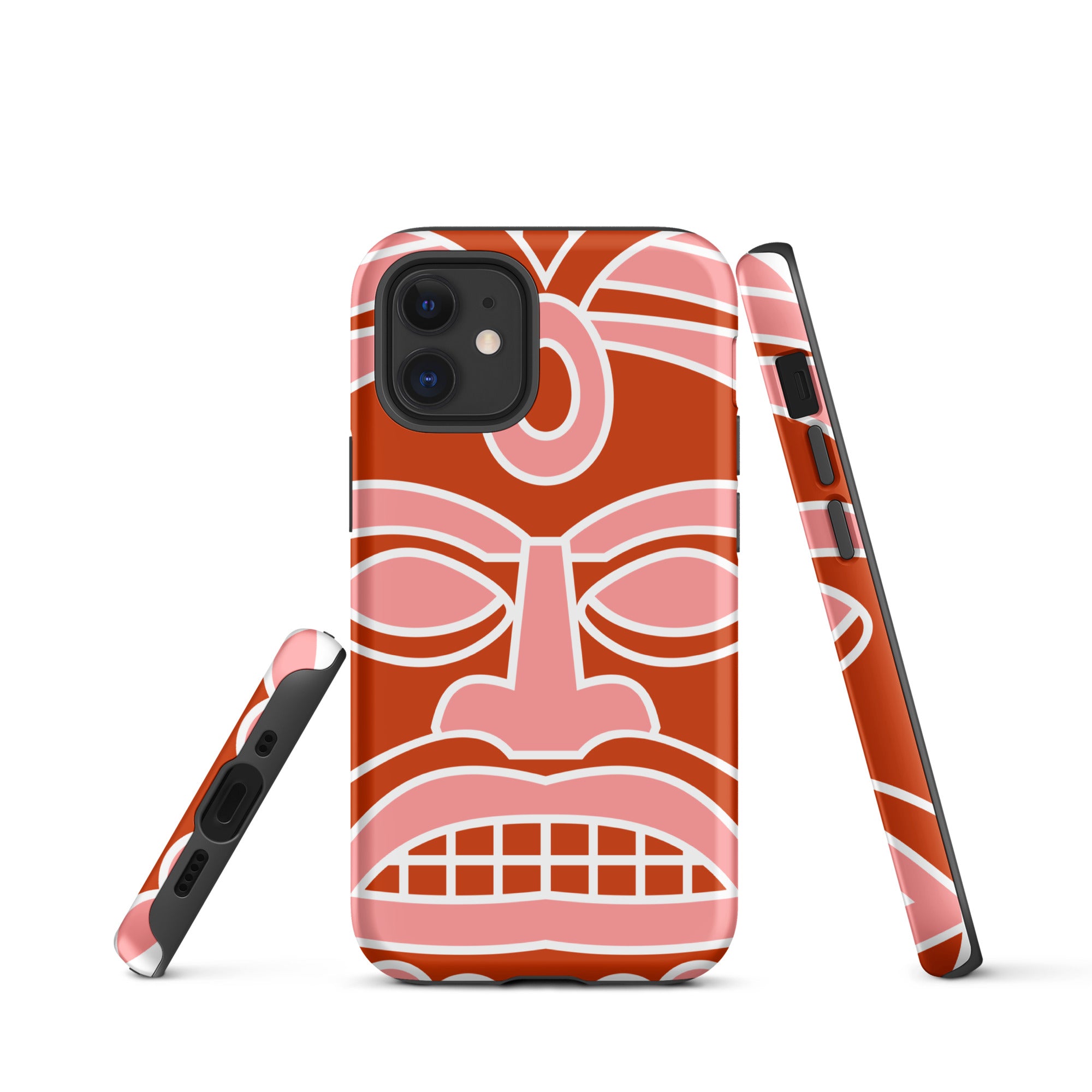 Tough Case for iPhone® Totem Mask Red