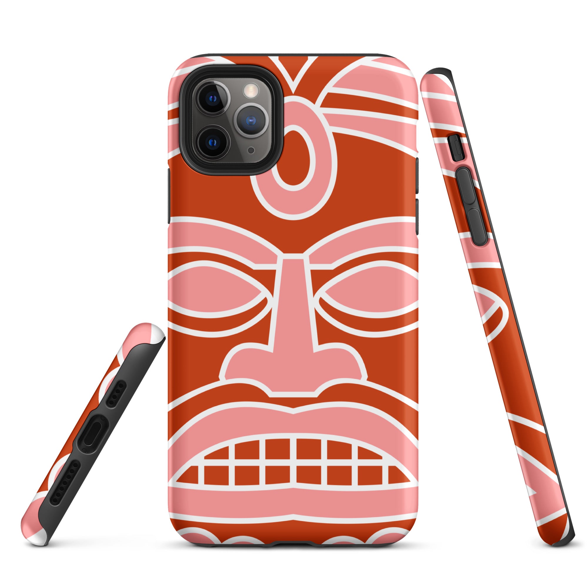 Tough Case for iPhone® Totem Mask Red