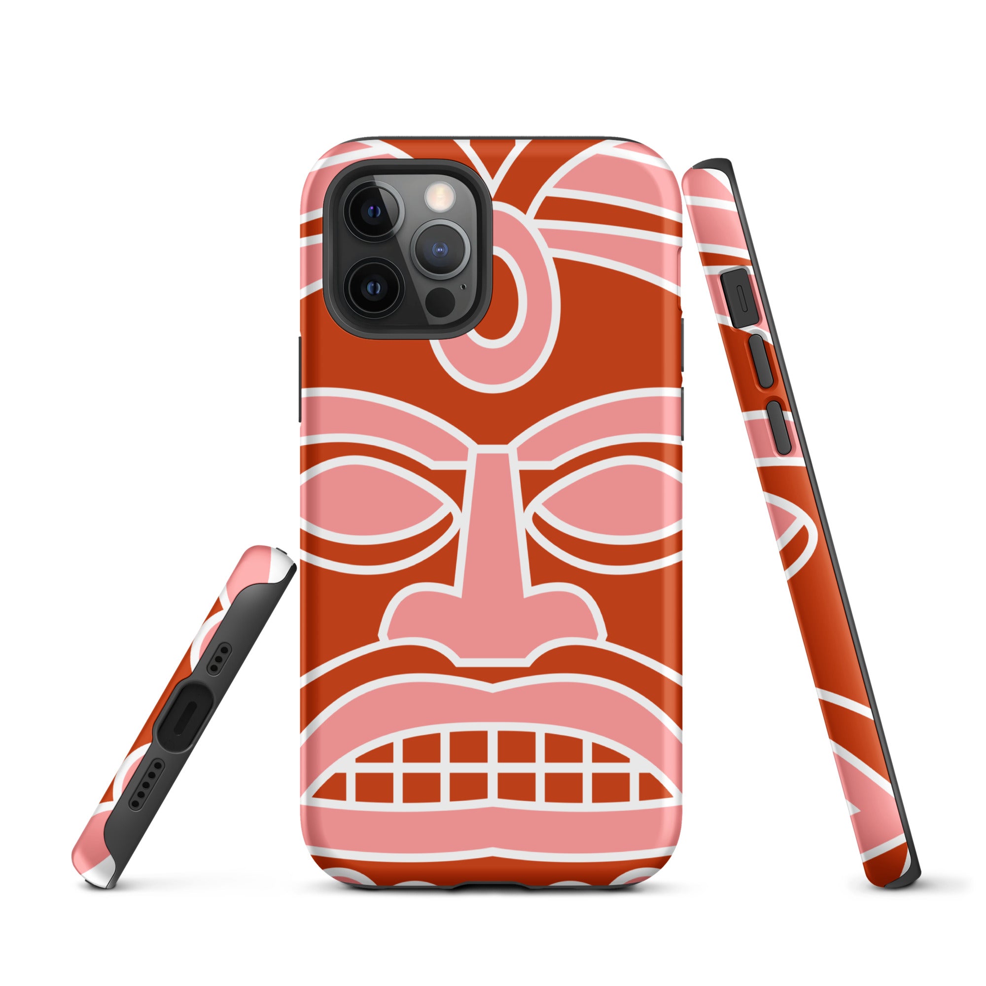 Tough Case for iPhone® Totem Mask Red