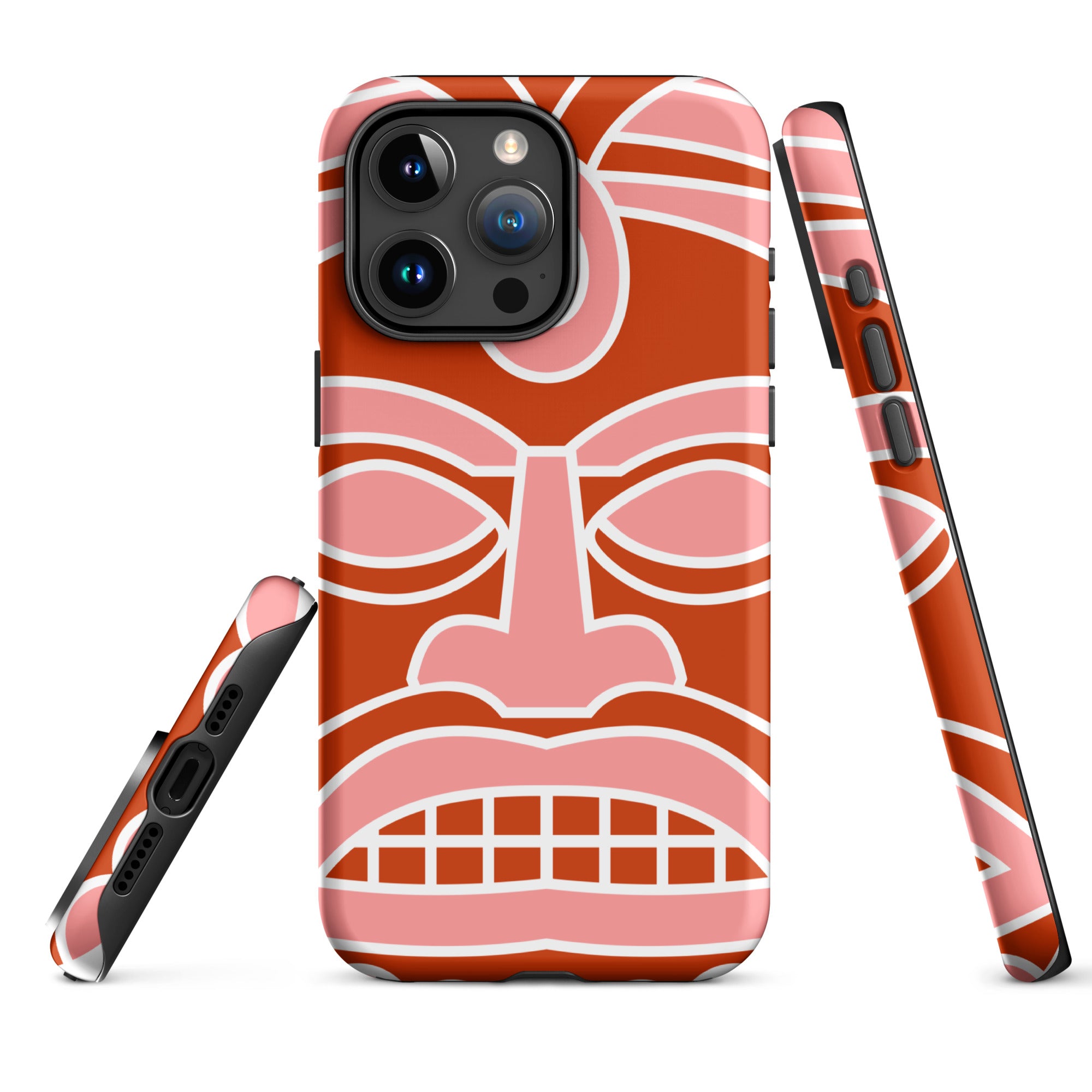 Tough Case for iPhone® Totem Mask Red