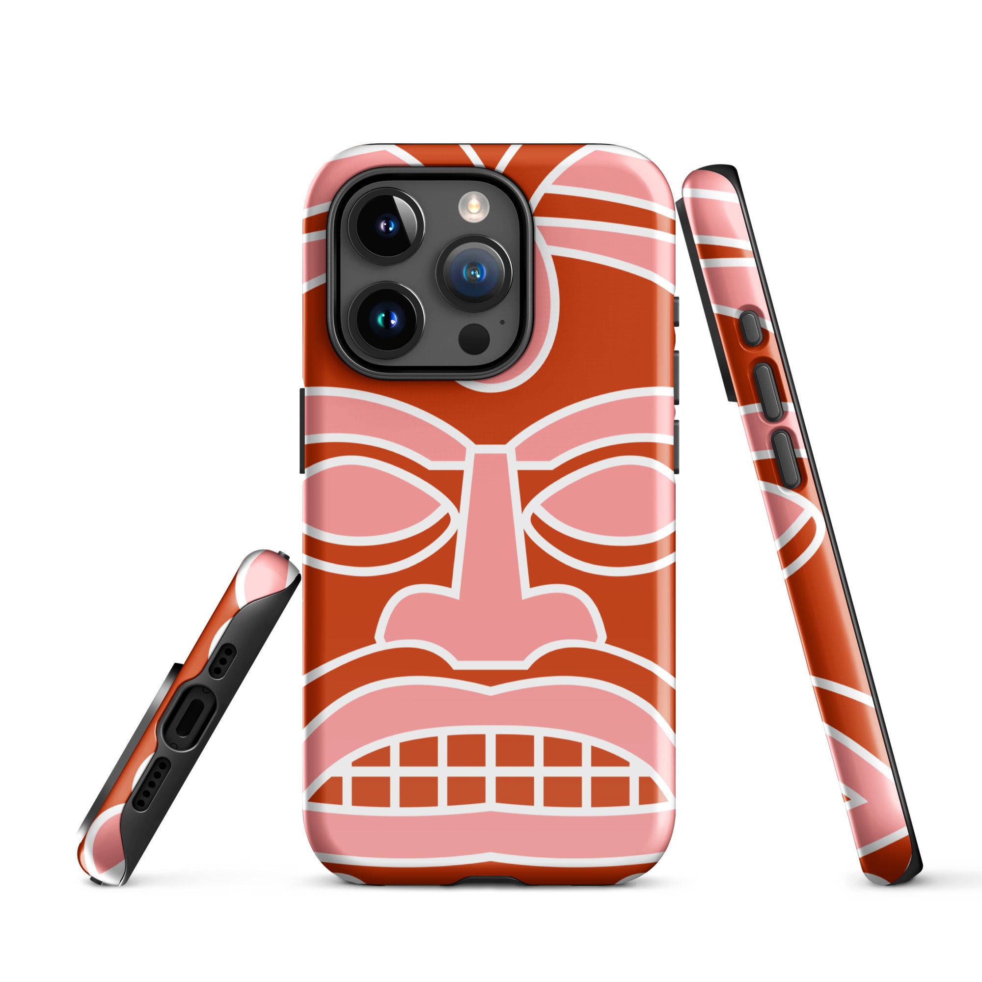 Tough Case for iPhone® Totem Mask Red