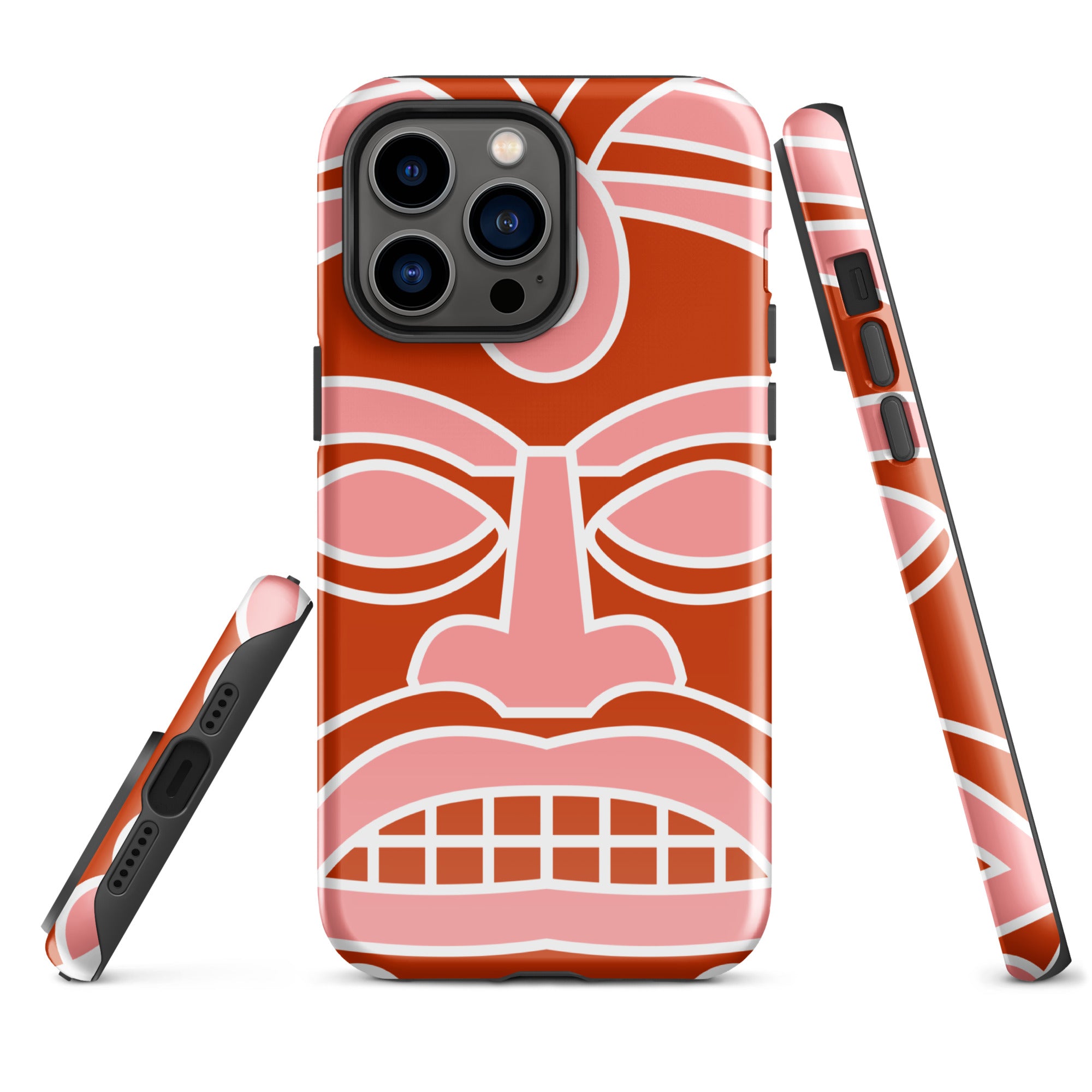Tough Case for iPhone® Totem Mask Red