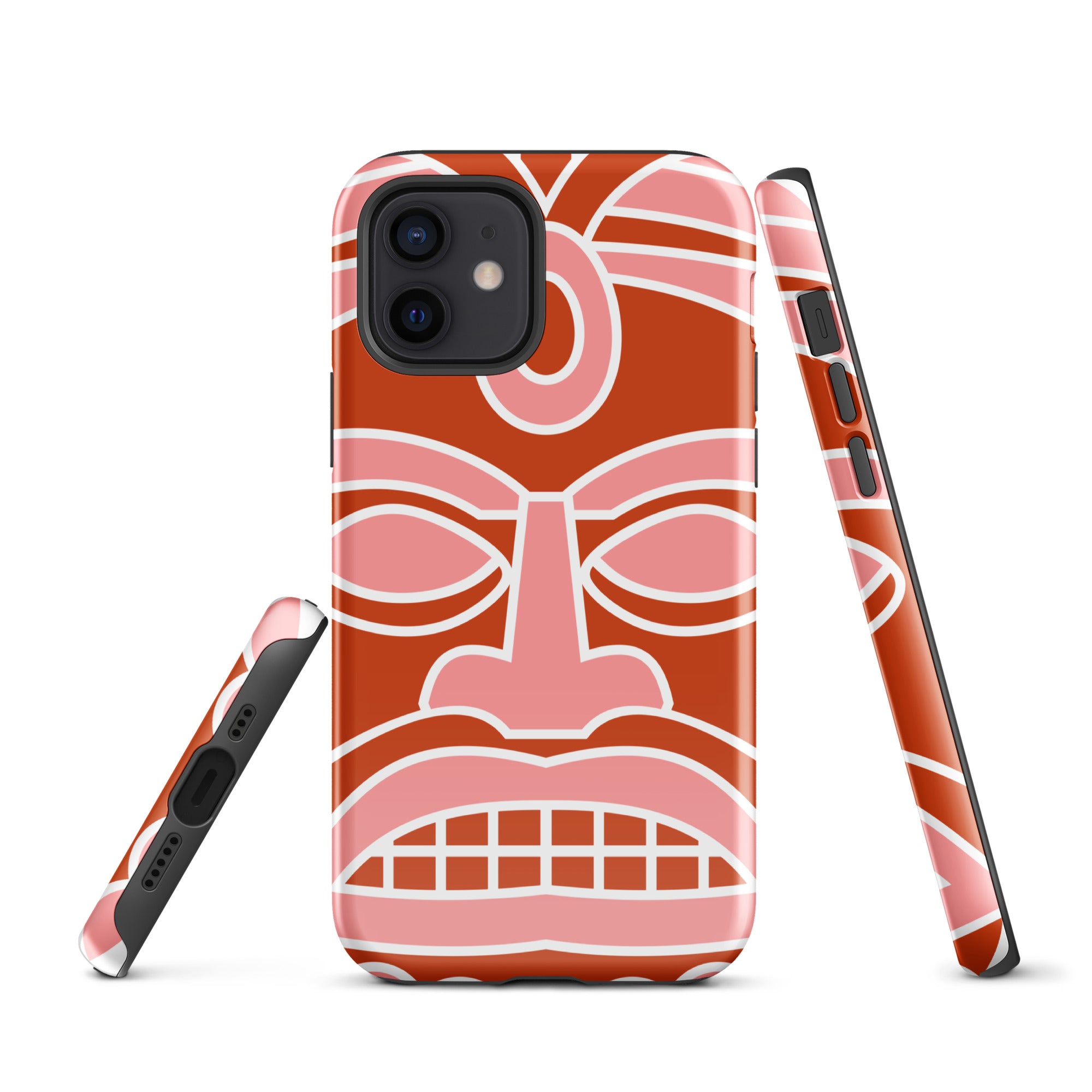 Tough Case for iPhone® Totem Mask Red