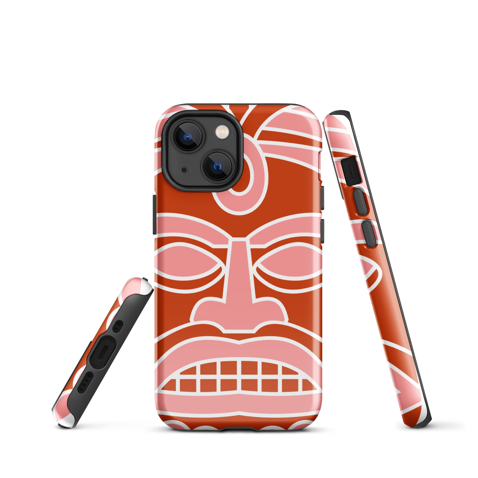 Tough Case for iPhone® Totem Mask Red