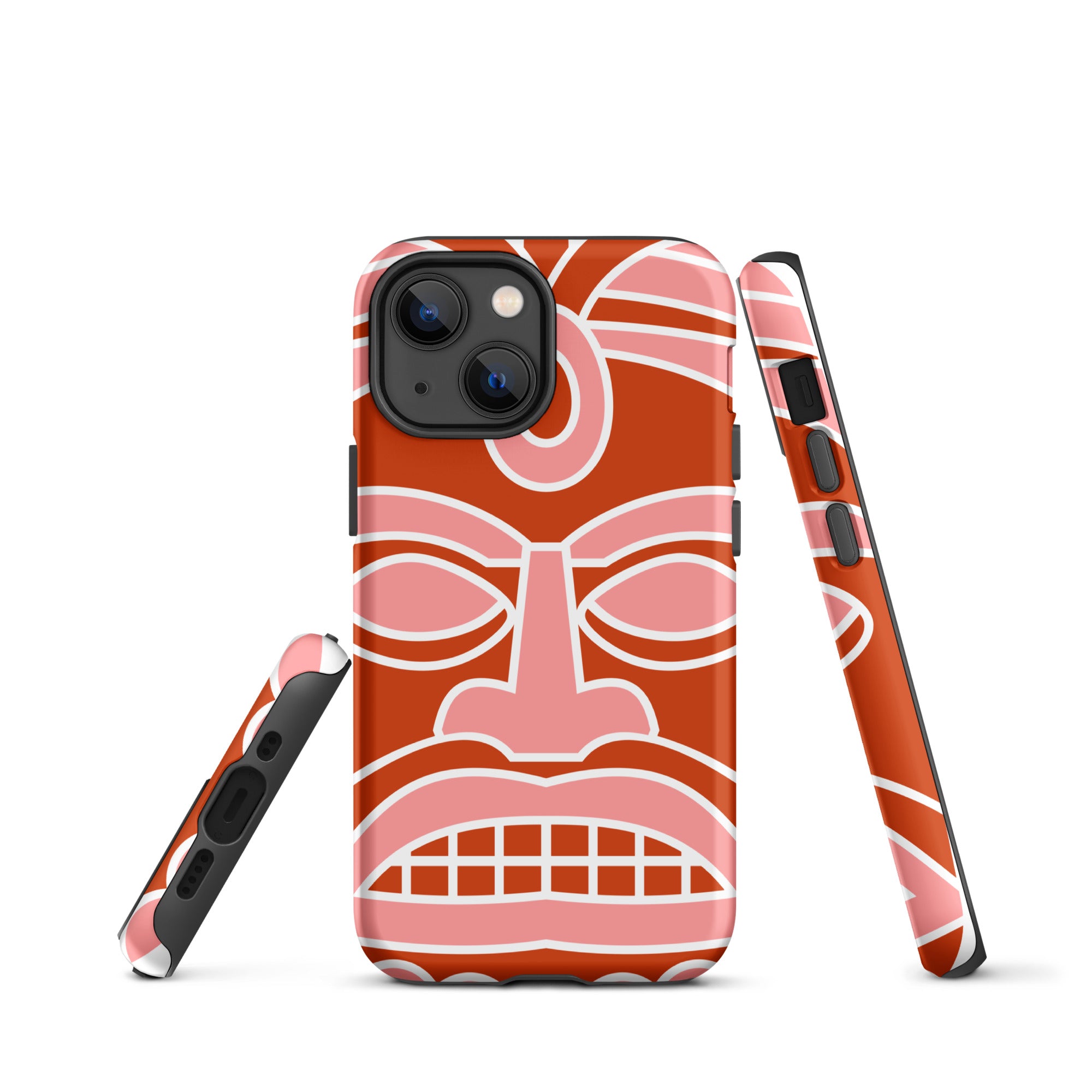 Tough Case for iPhone® Totem Mask Red