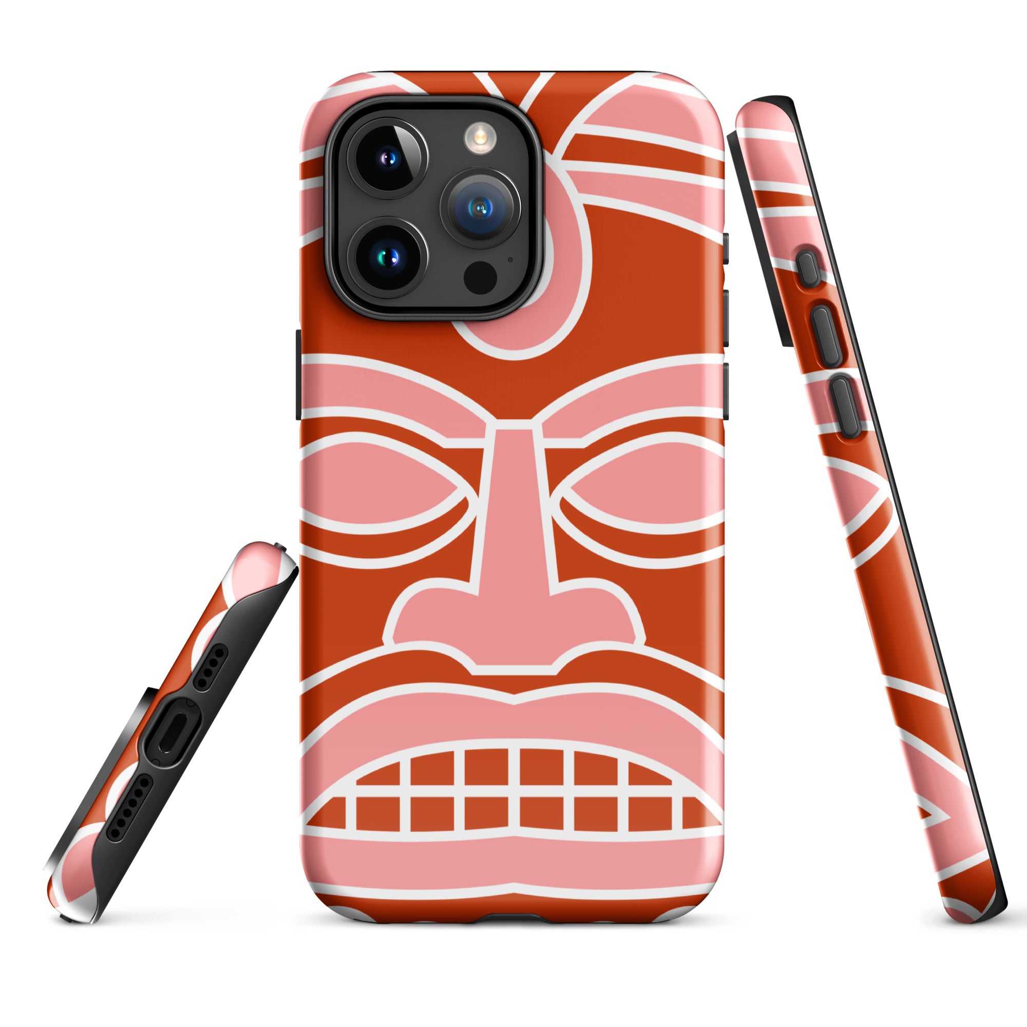 Tough Case for iPhone® Totem Mask Red