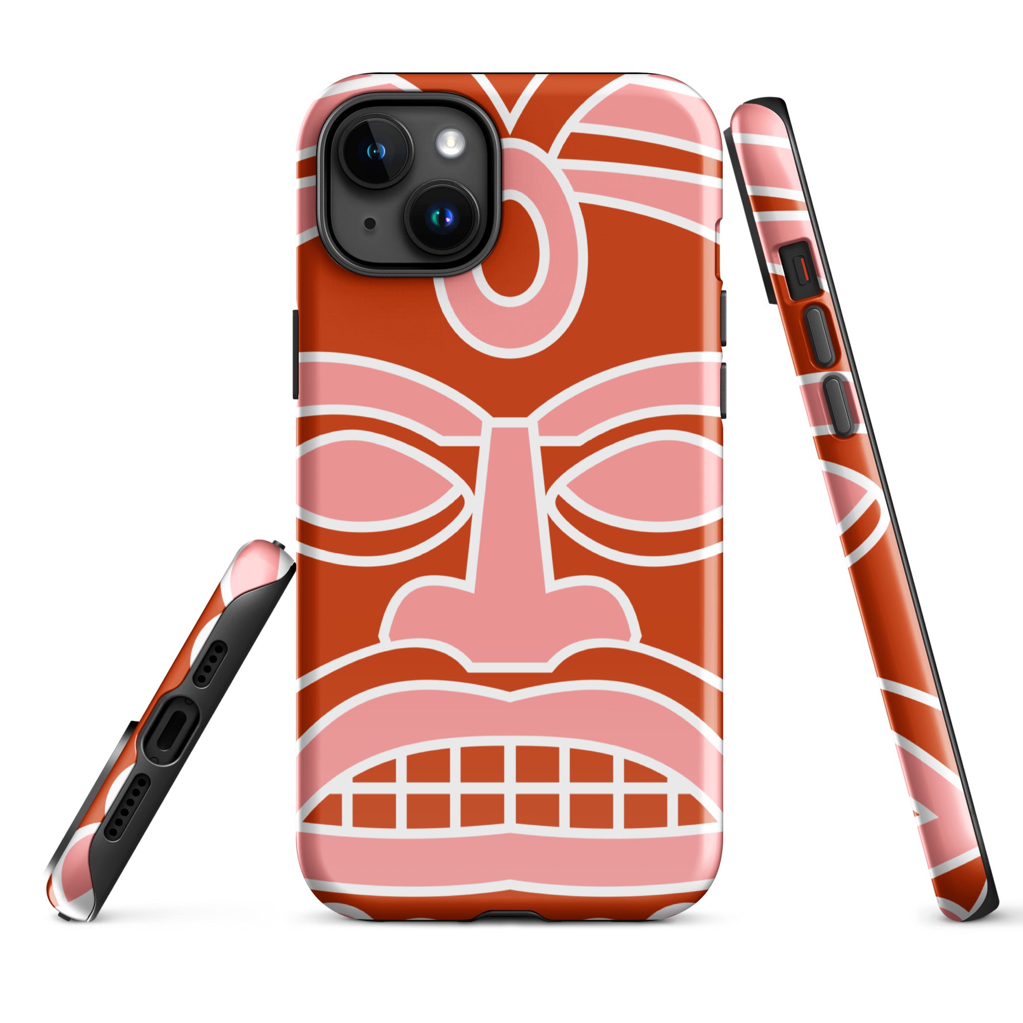 Tough Case for iPhone® Totem Mask Red