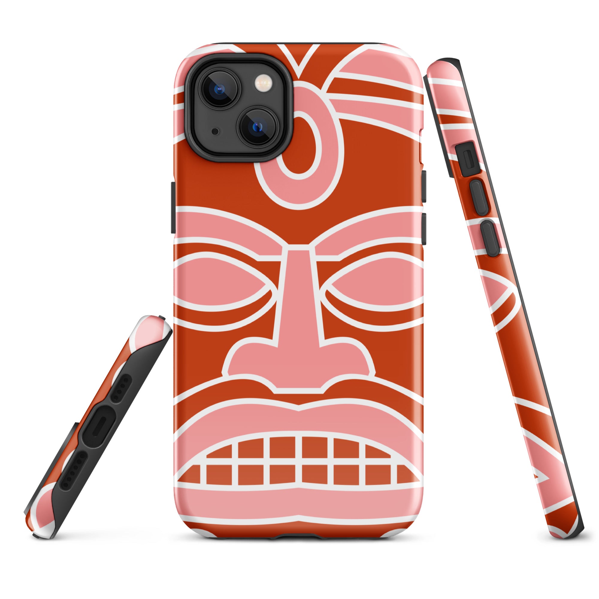 Tough Case for iPhone® Totem Mask Red