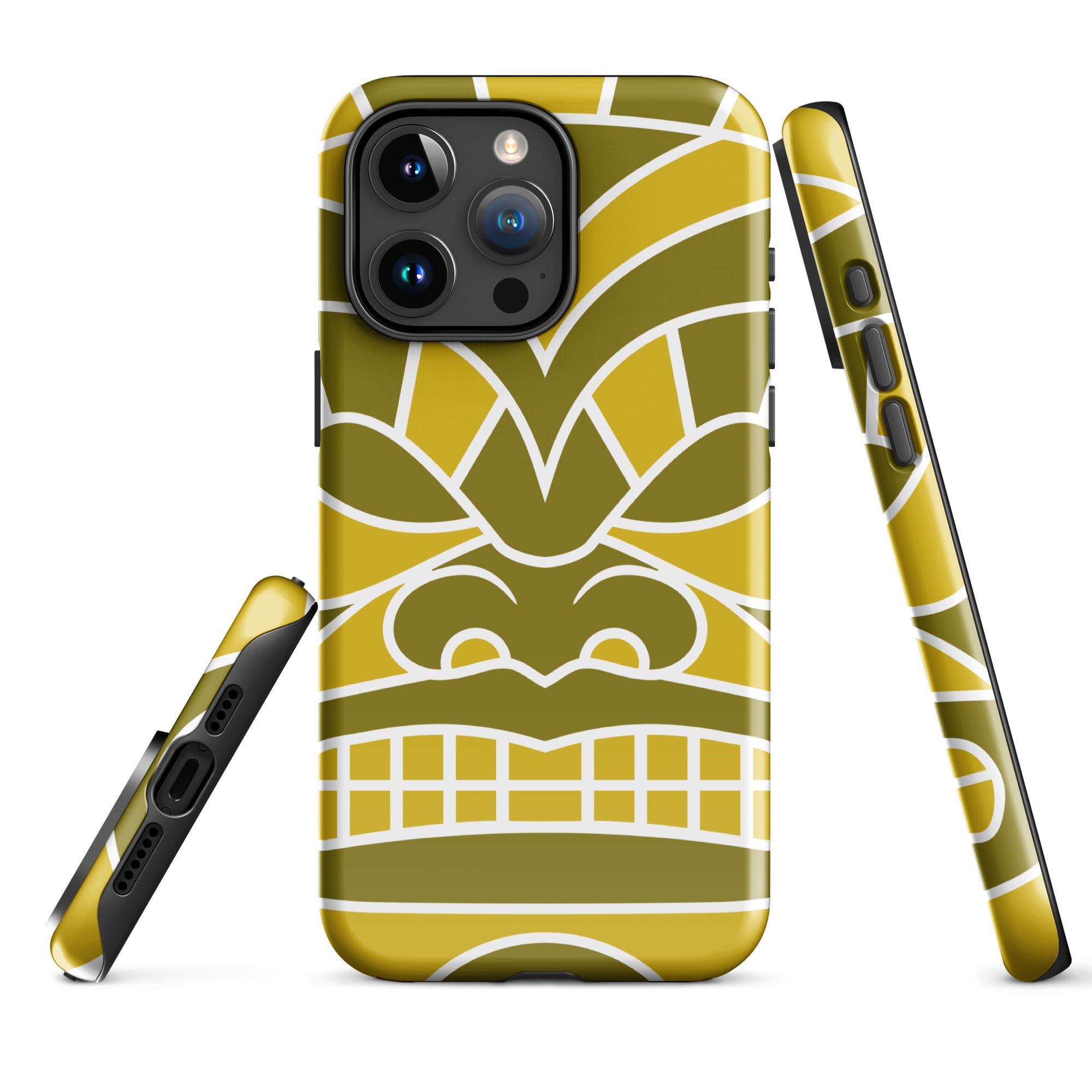 Tough Case for iPhone® Totem Mask Yellow