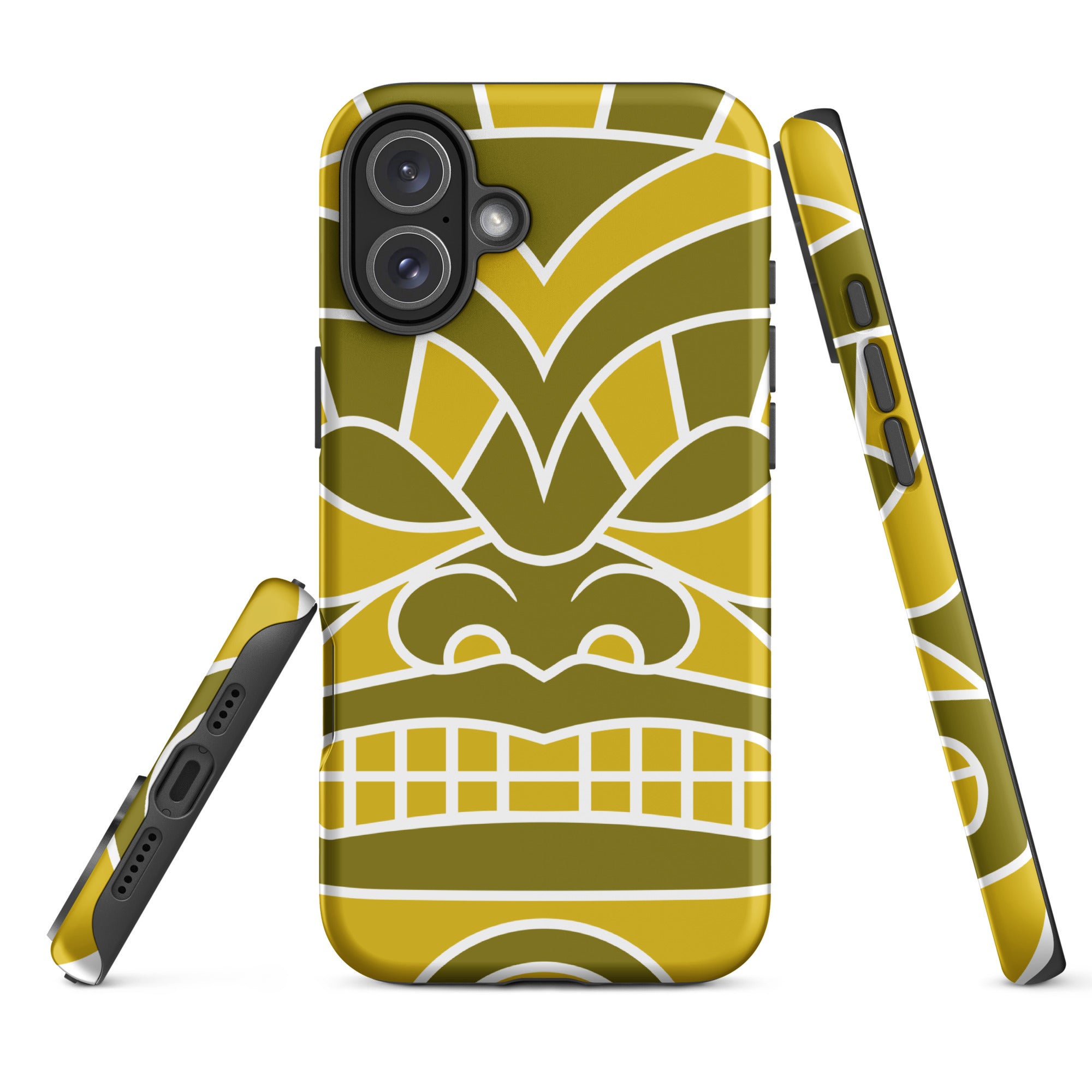 Tough Case for iPhone® Totem Mask Yellow