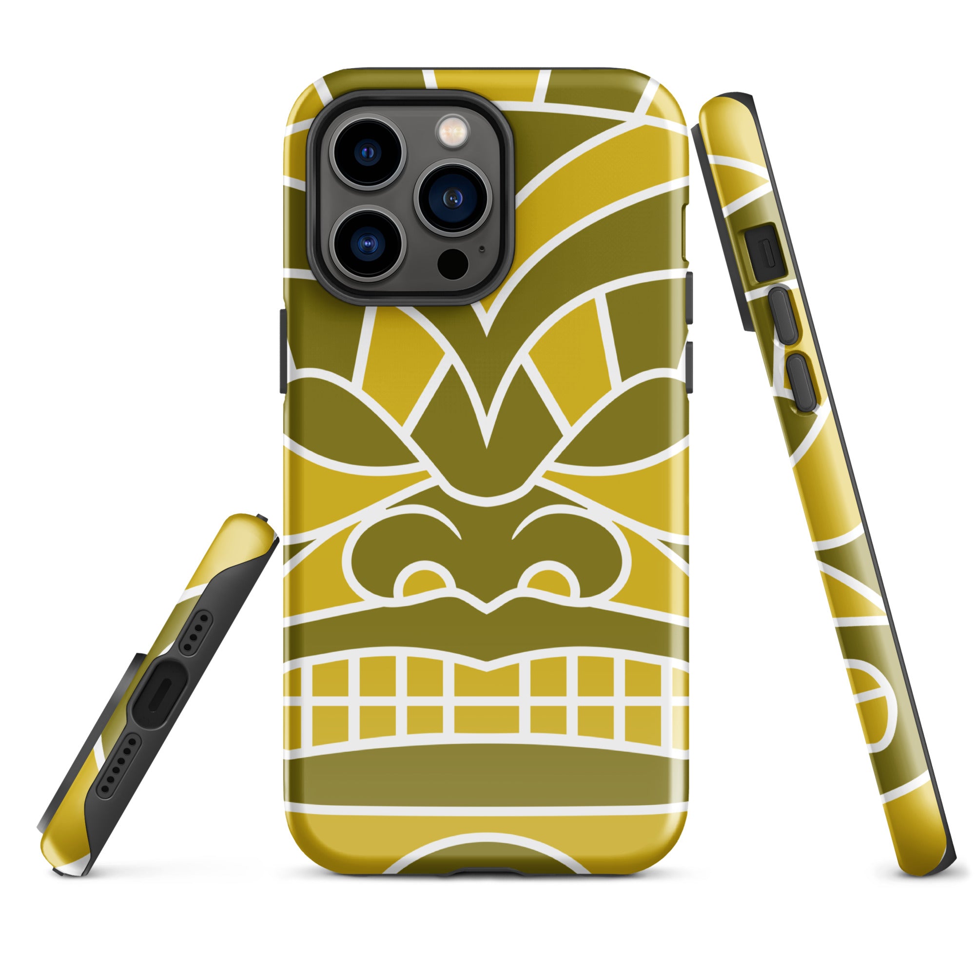 Tough Case for iPhone® Totem Mask Yellow