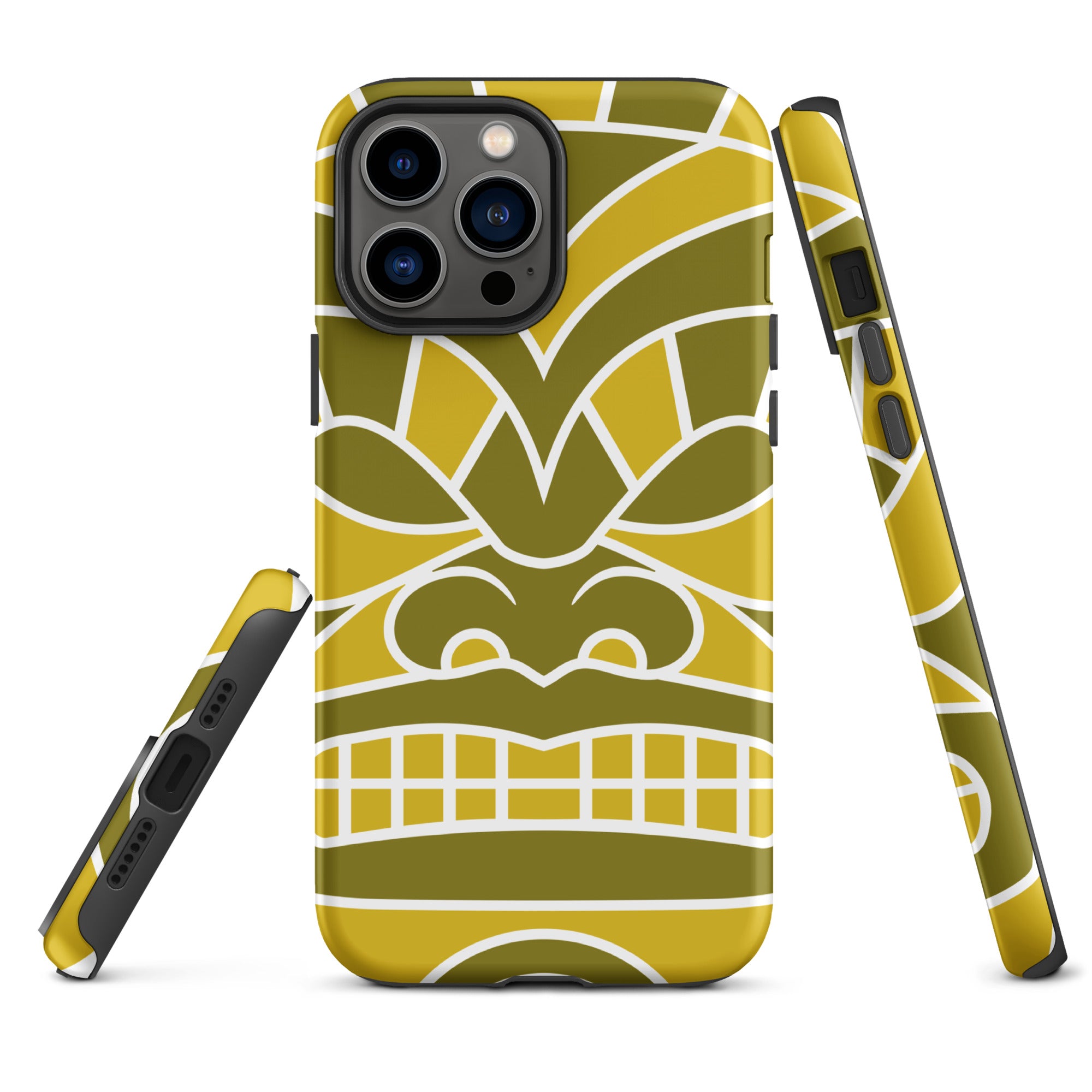 Tough Case for iPhone® Totem Mask Yellow