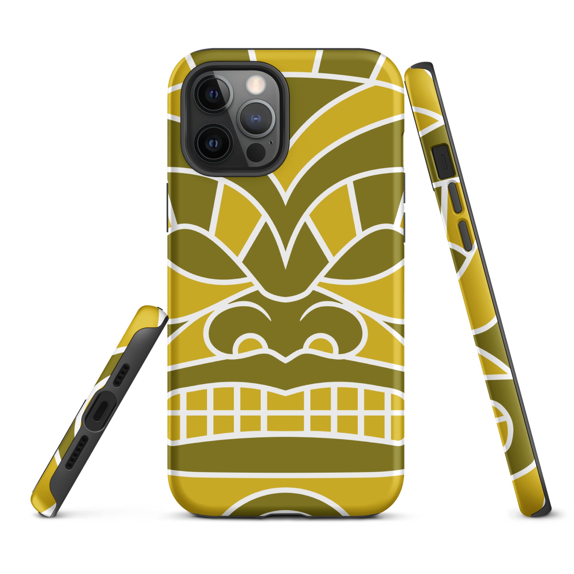 Tough Case for iPhone® Totem Mask Yellow