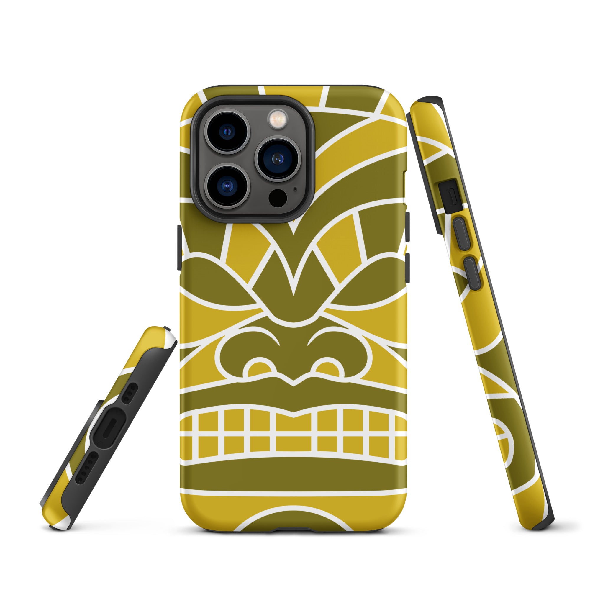 Tough Case for iPhone® Totem Mask Yellow