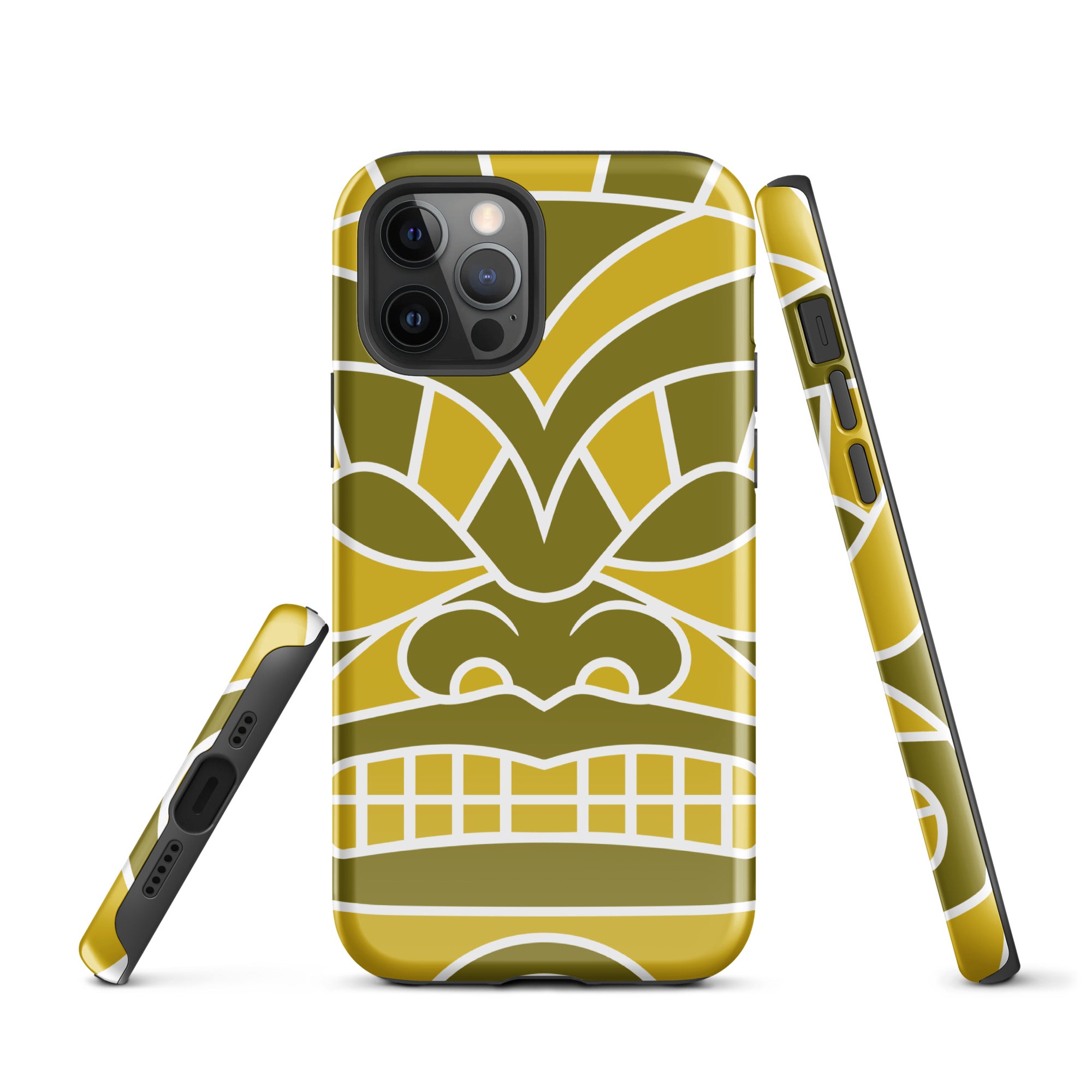 Tough Case for iPhone® Totem Mask Yellow