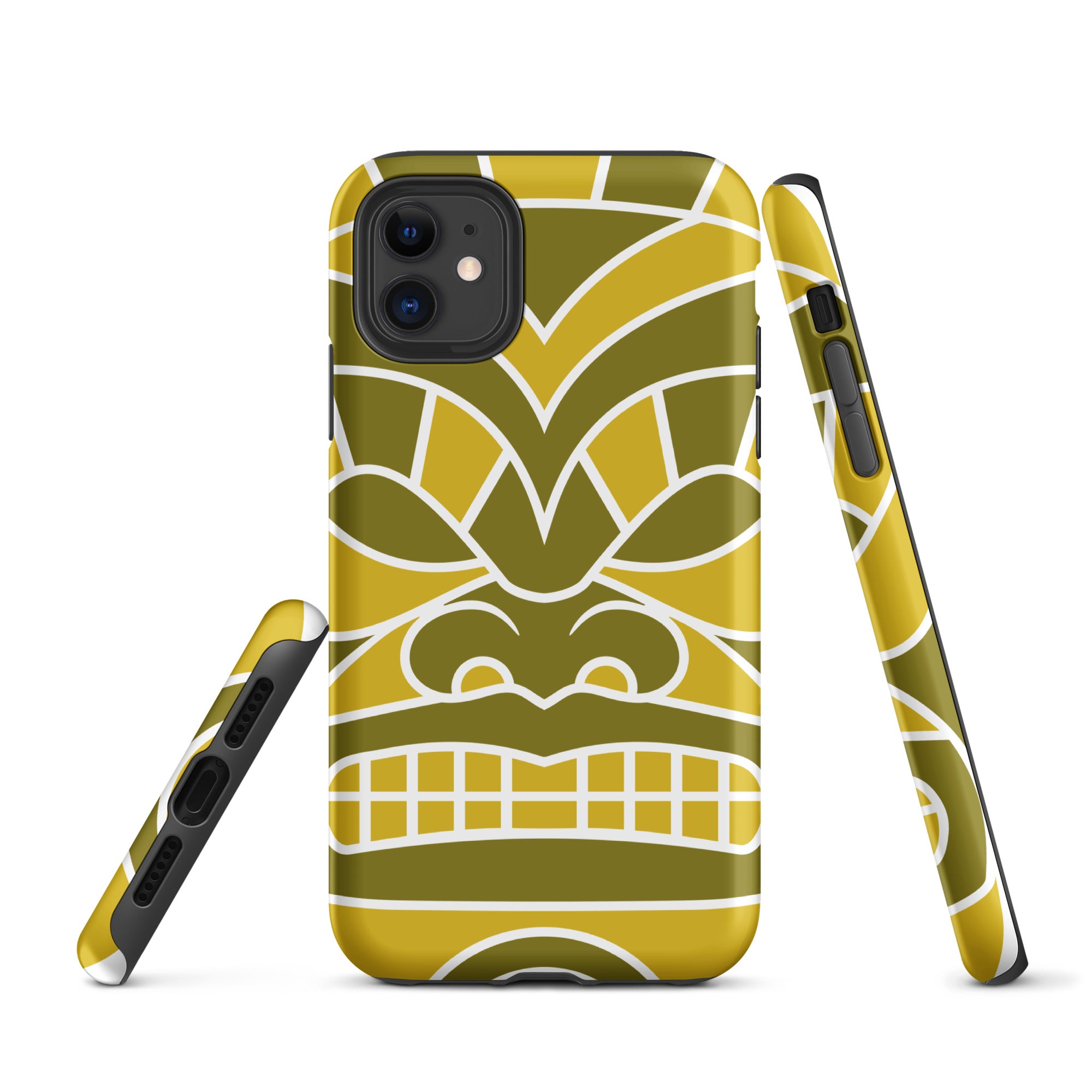 Tough Case for iPhone® Totem Mask Yellow