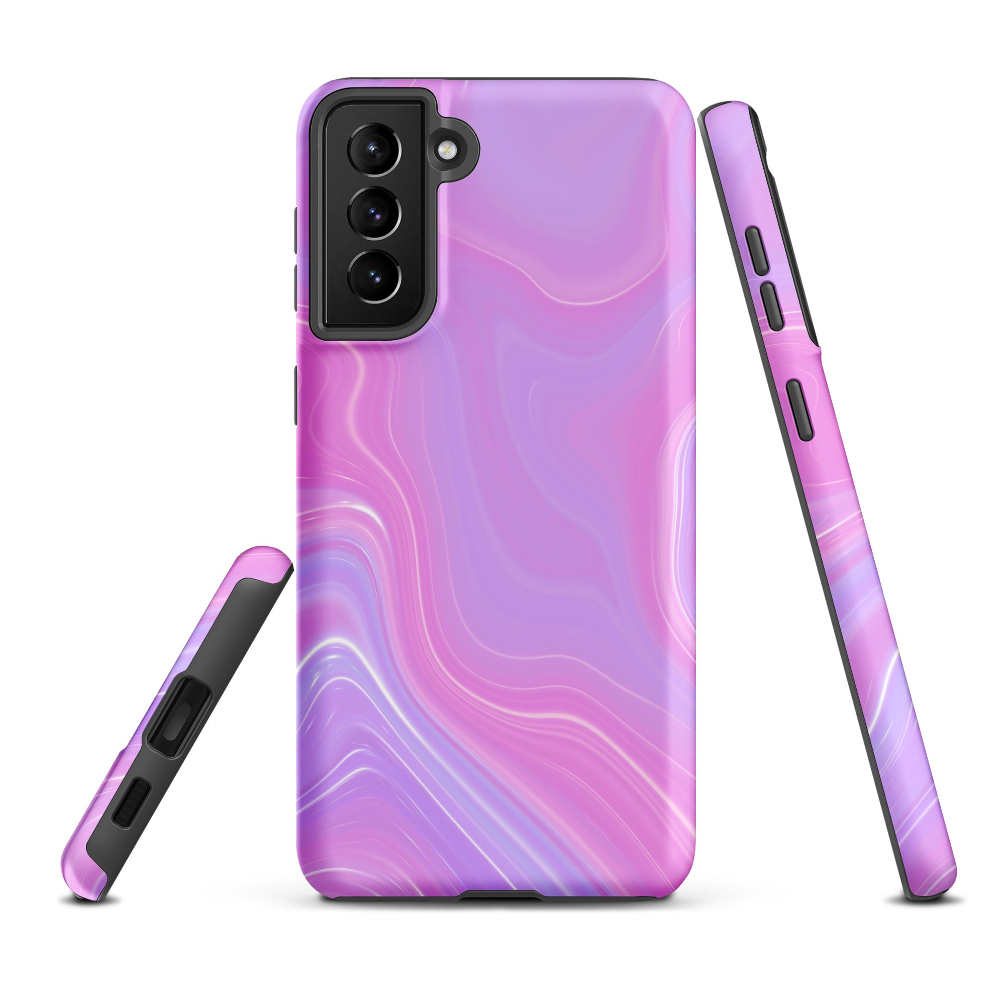 Tough case for Samsung® Marble Pink