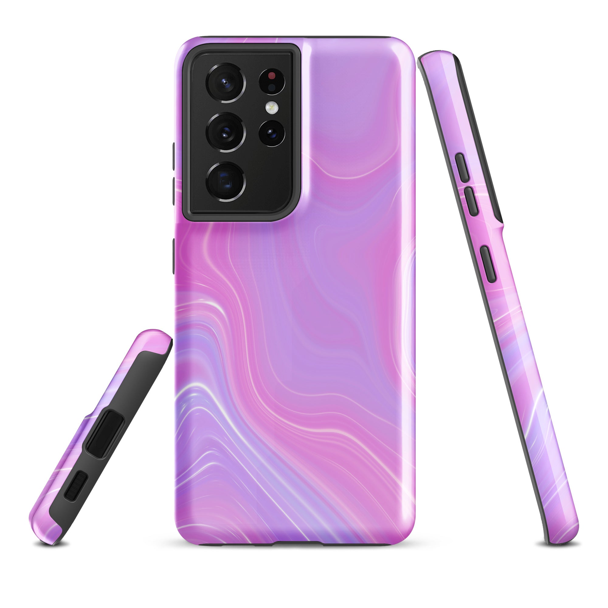 Tough case for Samsung® Marble Pink