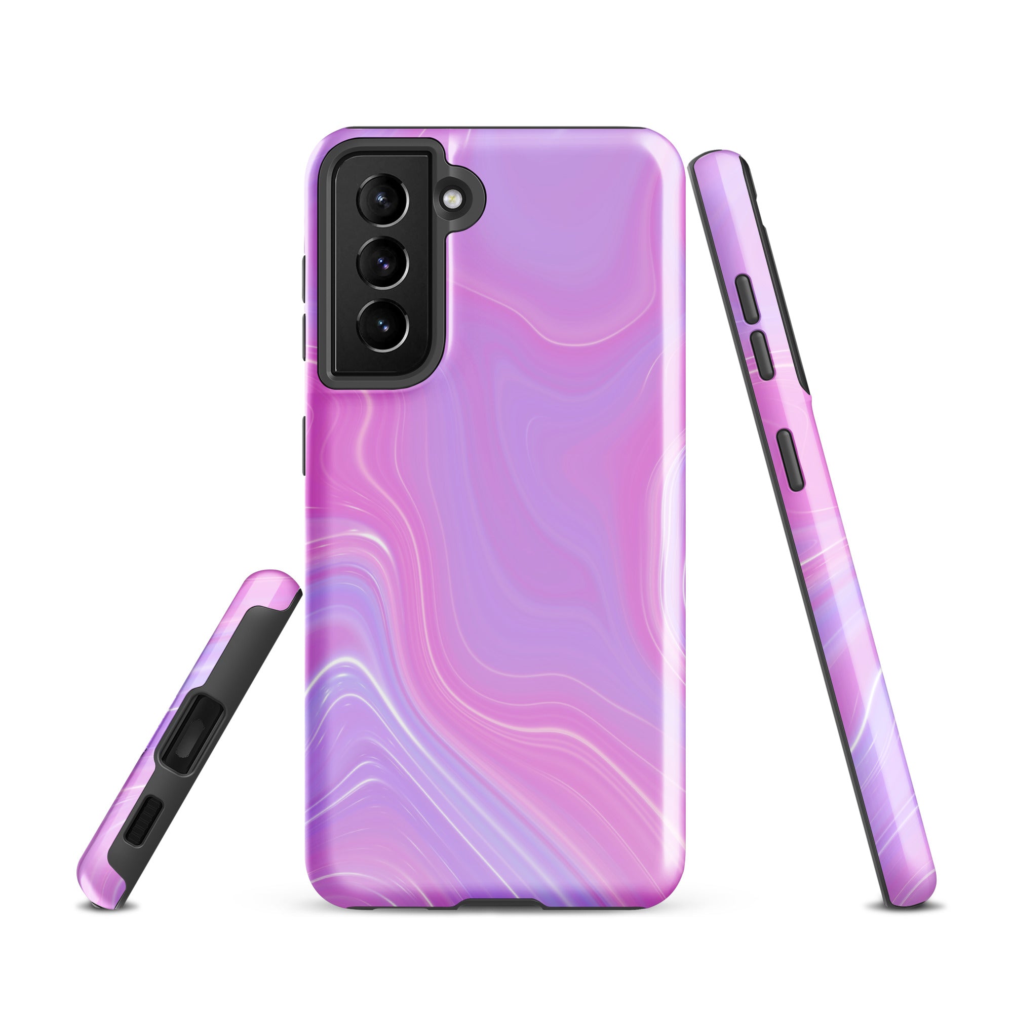 Tough case for Samsung® Marble Pink