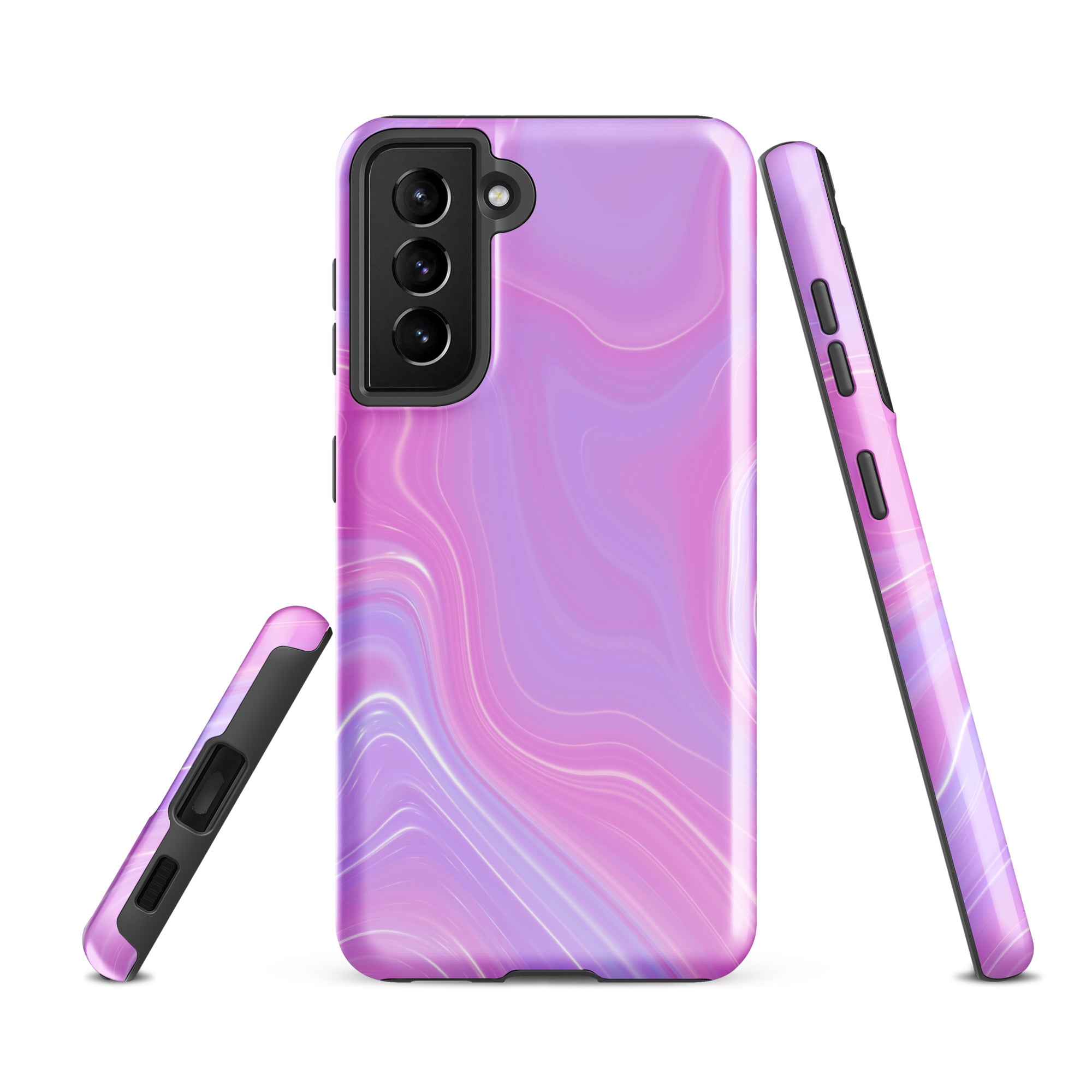 Tough case for Samsung® Marble Pink