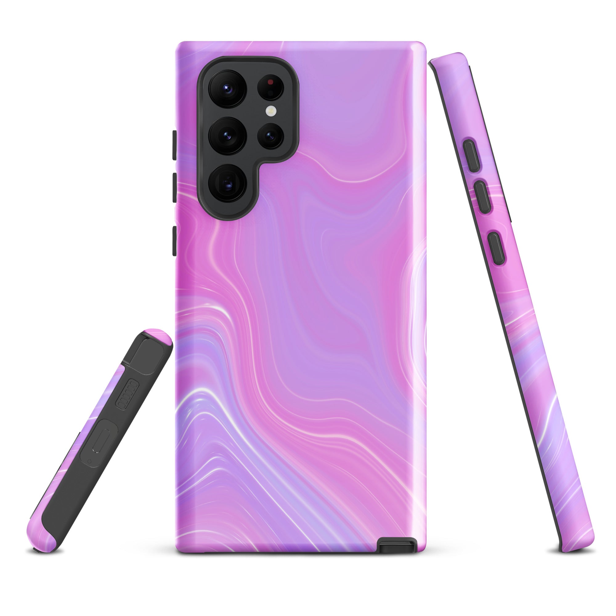 Tough case for Samsung® Marble Pink