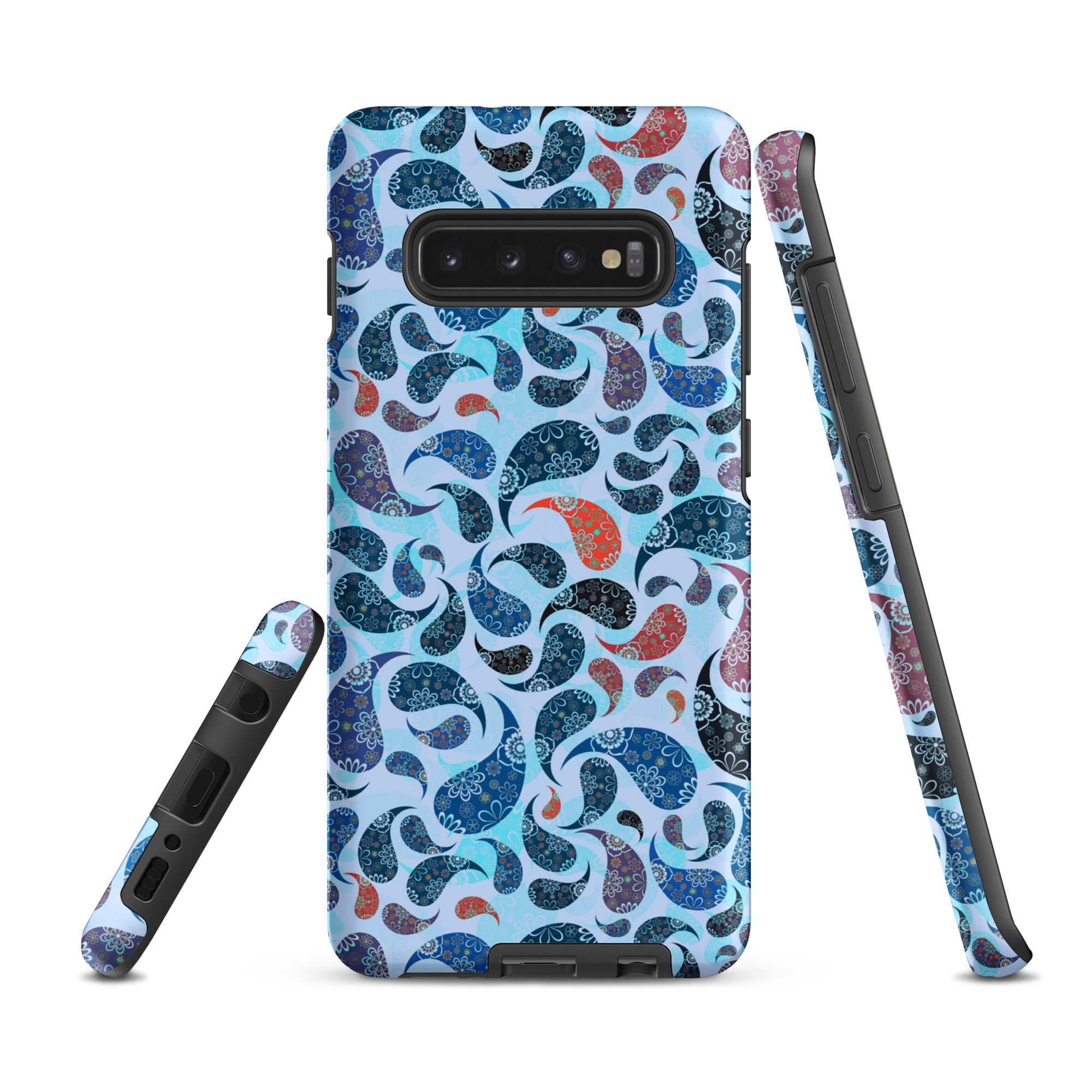 Tough case for Samsung® Paisley Blue