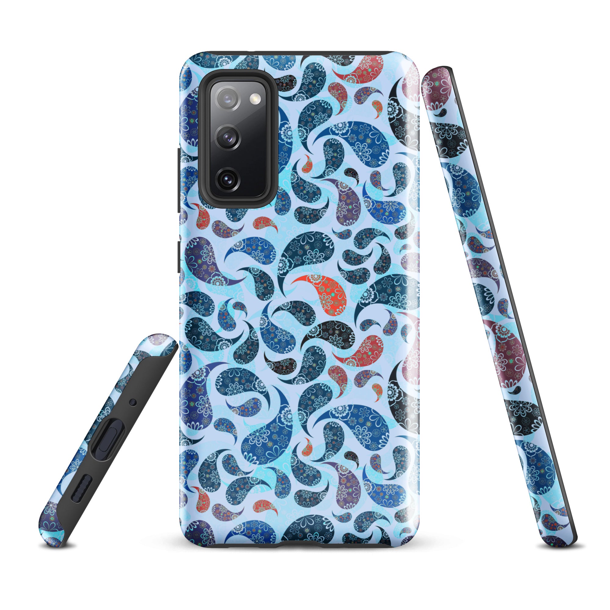 Tough case for Samsung® Paisley Blue