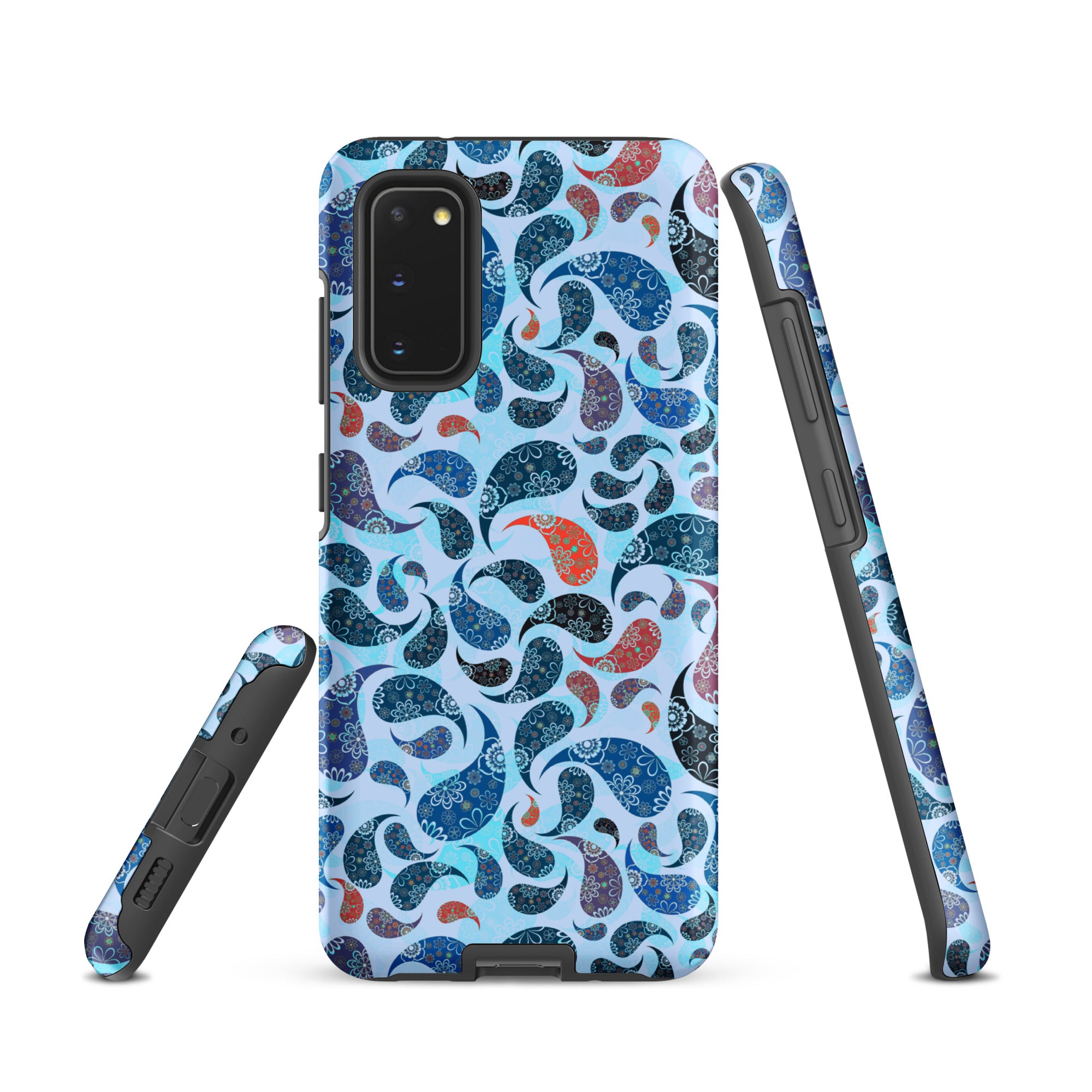 Tough case for Samsung® Paisley Blue