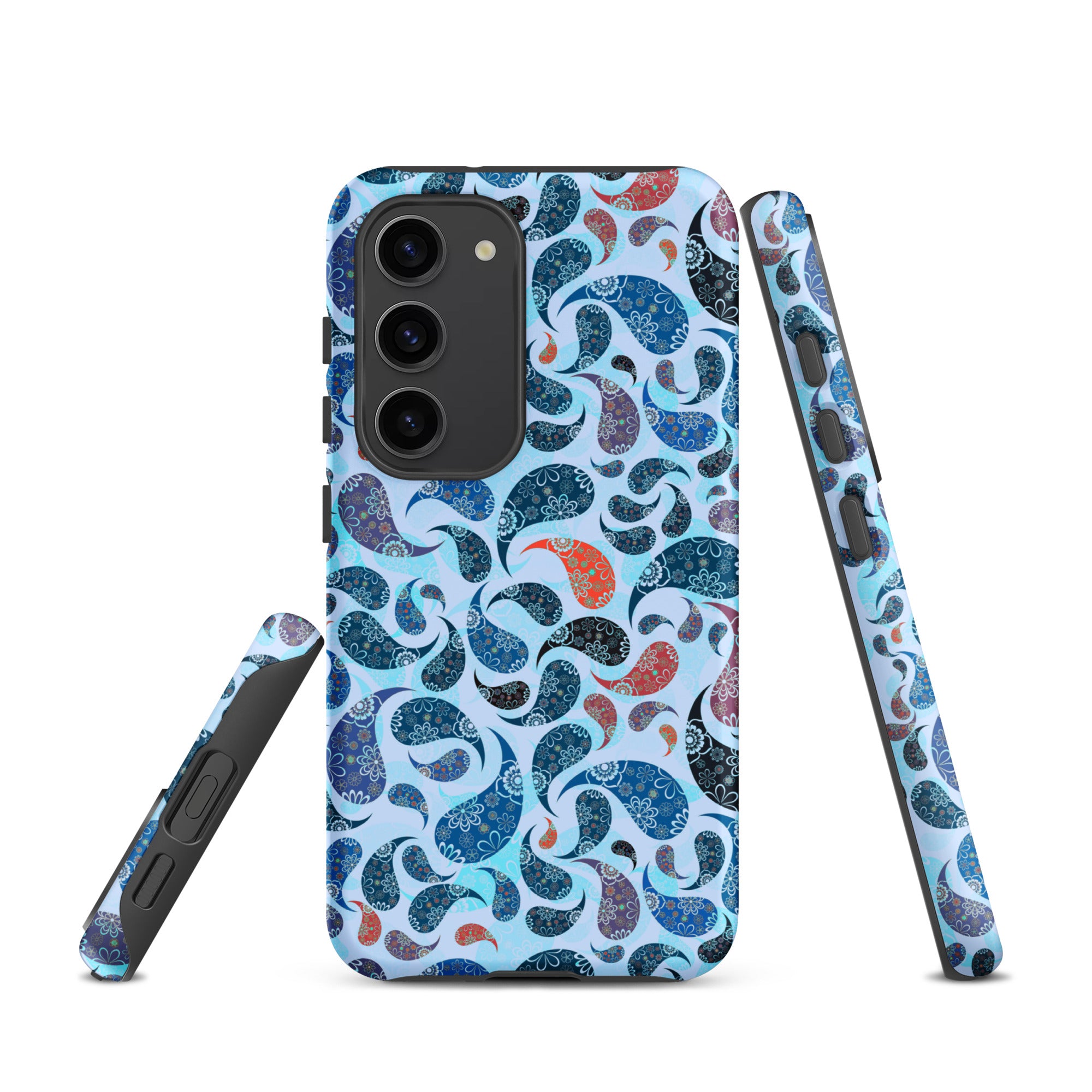 Tough case for Samsung® Paisley Blue