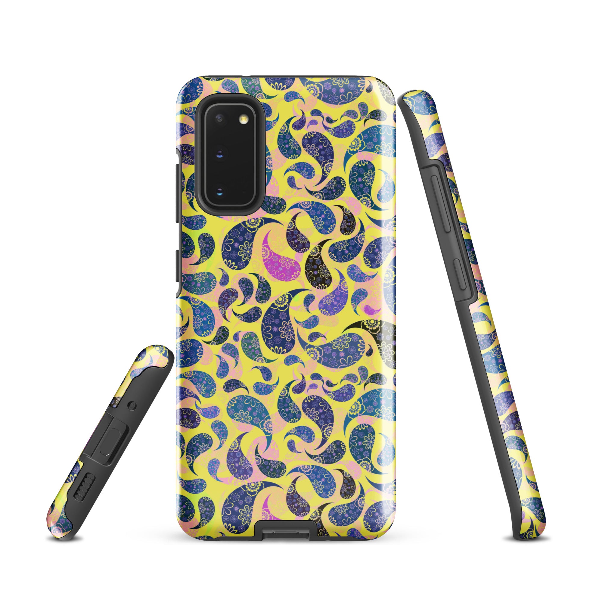 Tough case for Samsung® Paisley Dark Yellow